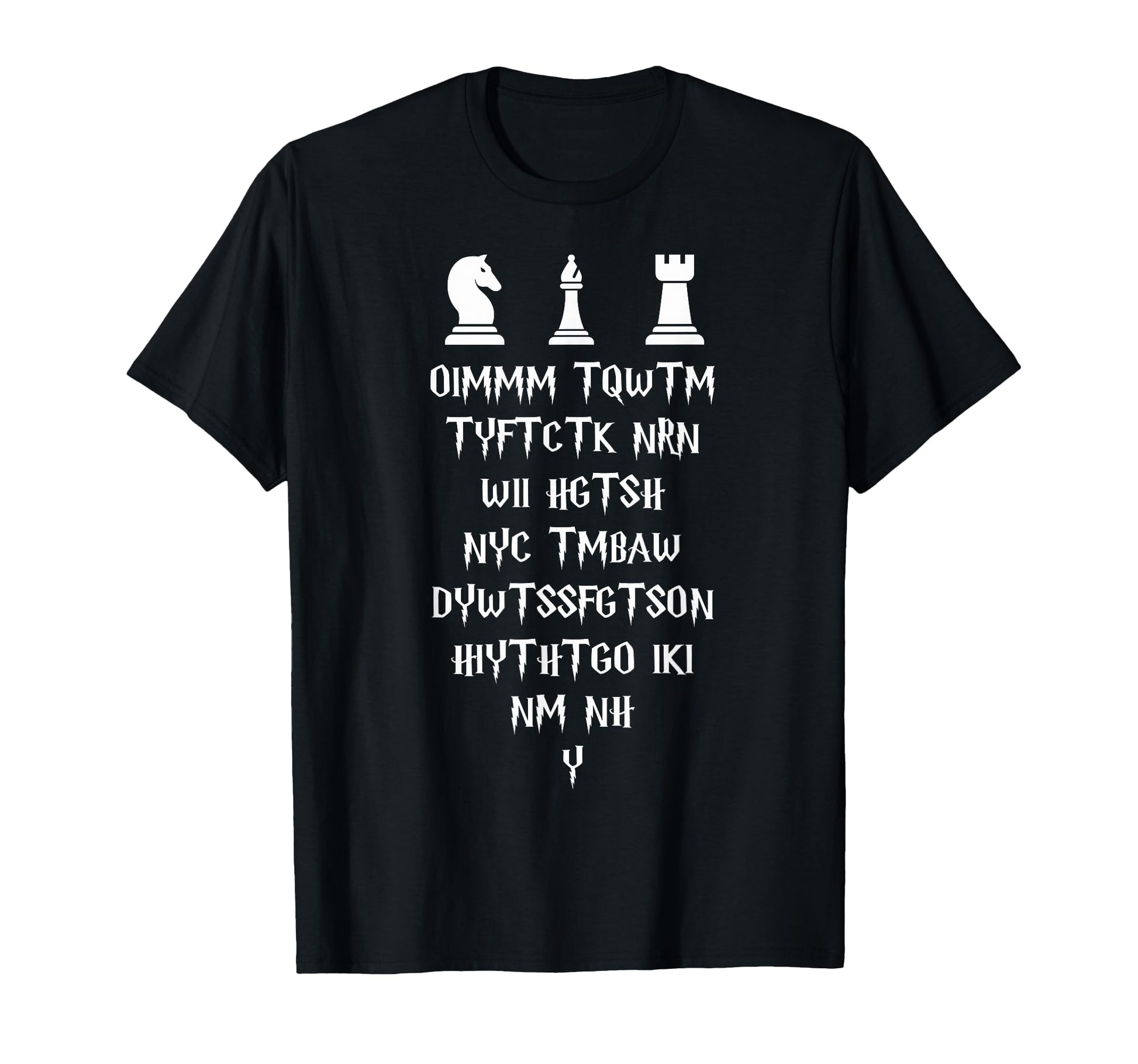 Oimmm Tqwtm Tyftctk Nrn Wii Hgtsh T-Shirt - Fun Novelty Design for Adults - T-Shirt, Sweatshirt, Hoodie