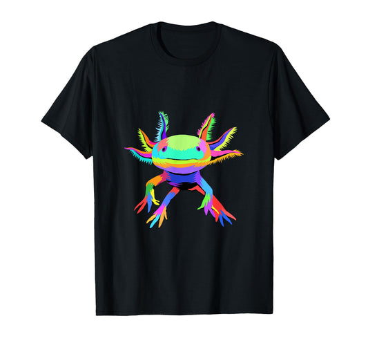 Axolotl Pop Art Axolotl Animal T-Shirt - Custom Art Print for Adults - T-Shirt, Sweatshirt, Hoodie
