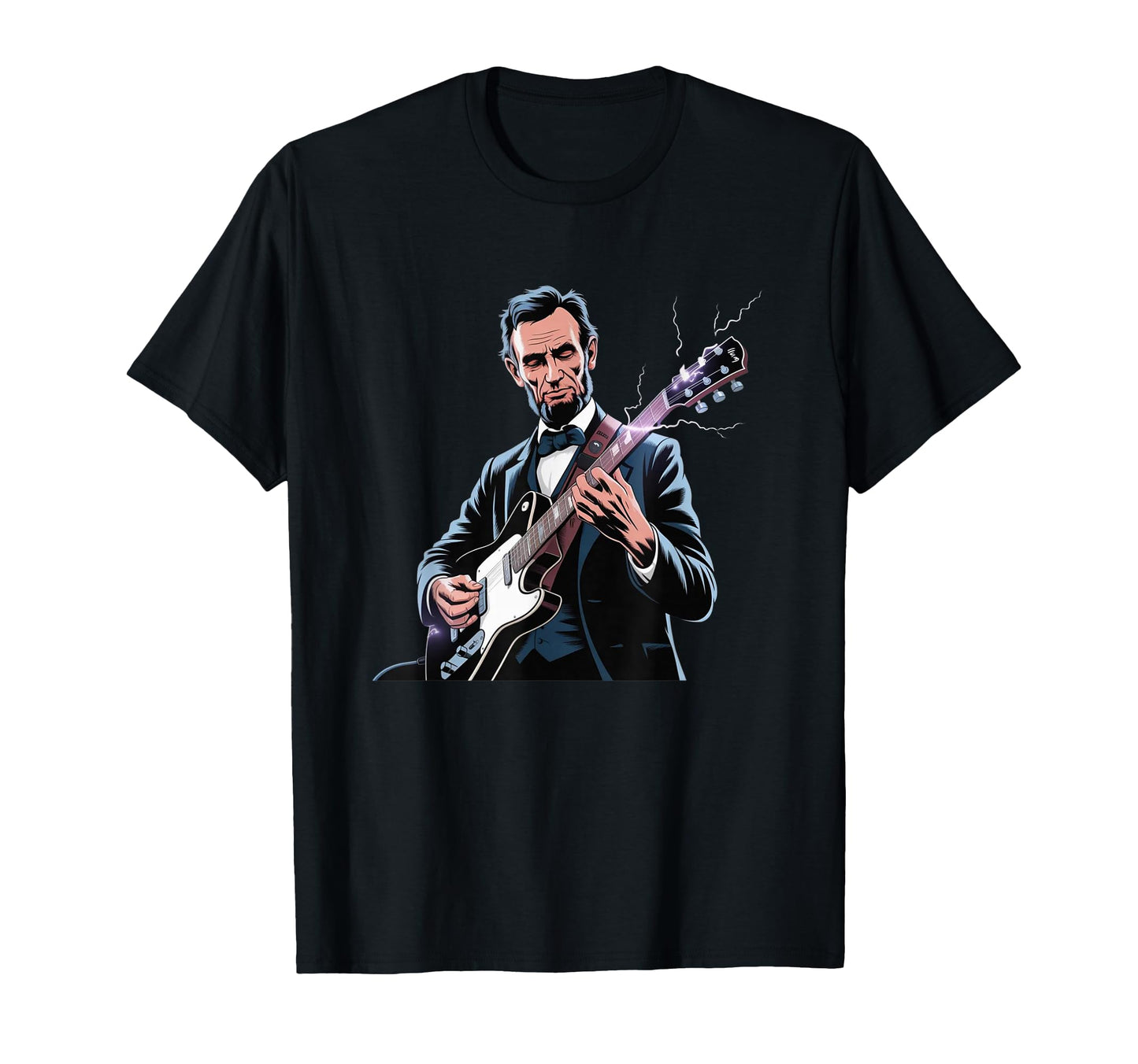 President Abraham Lincoln Playing T-Shirt - Aesthetic Graphic Men Women - T-Shirt, Sweatshirt, Hoodie