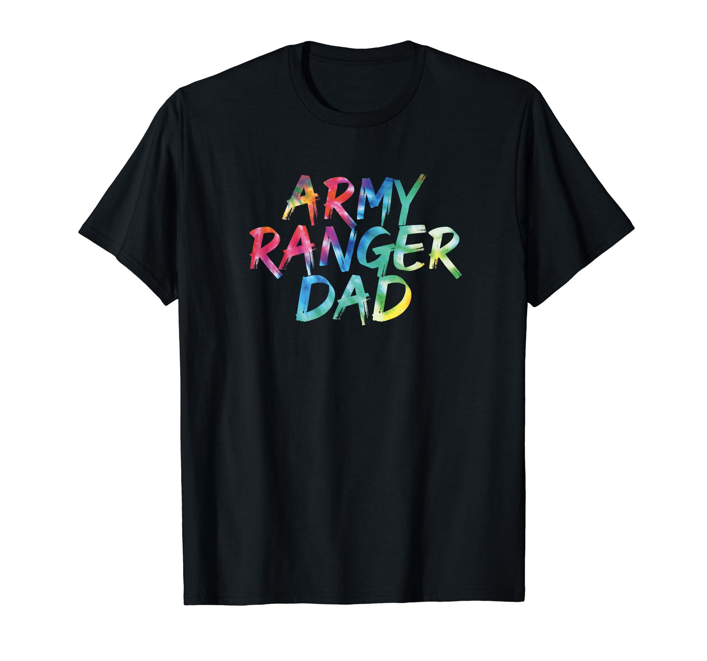 Army Ranger Dad Tie Dye Awesome T-Shirt - Casual Everyday Wear Unisex - T-Shirt, Sweatshirt, Hoodie