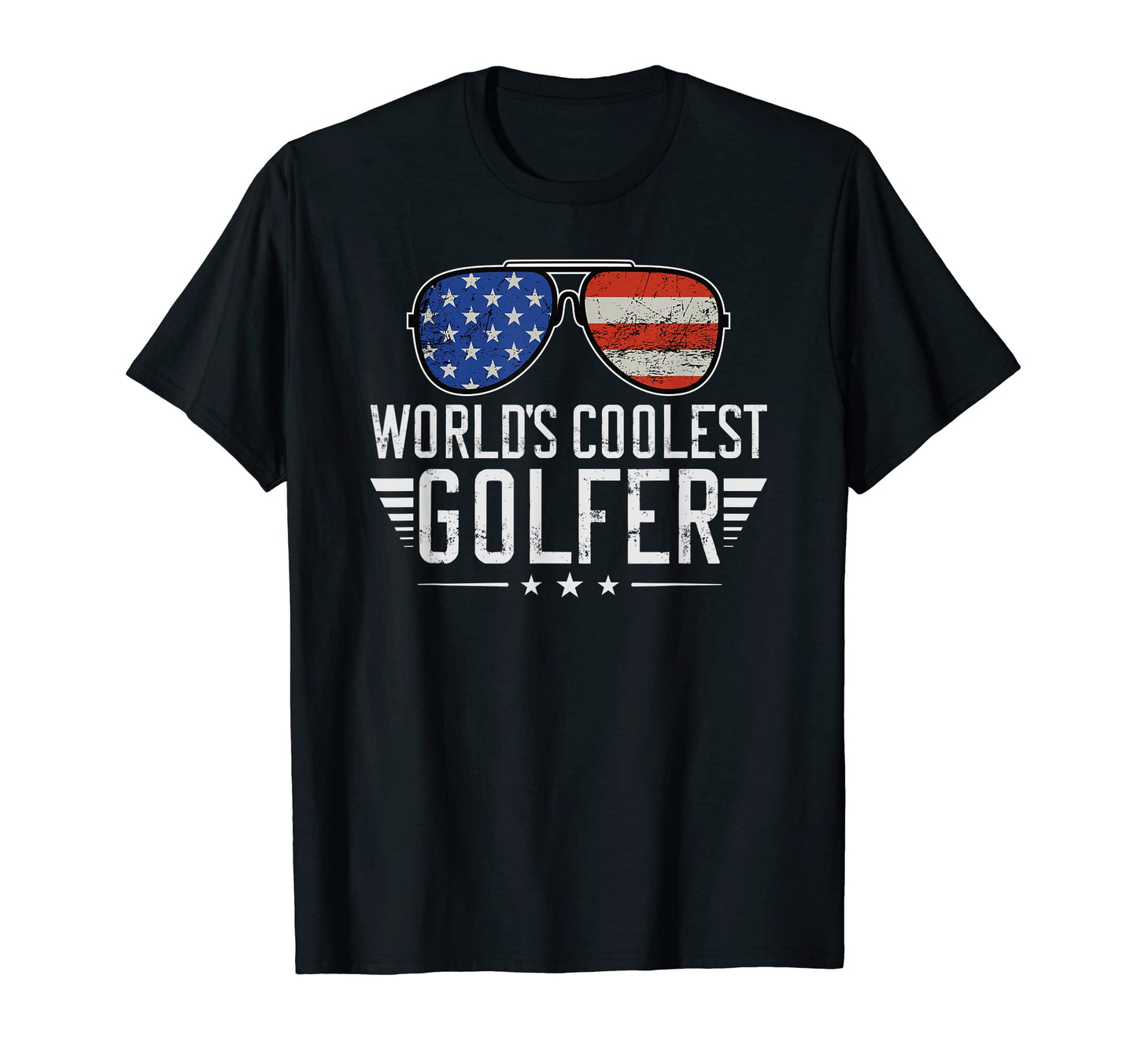 World S Okayest Golfer Funny Golfing T-Shirt - Custom Art Print Unisex - T-Shirt, Sweatshirt, Hoodie