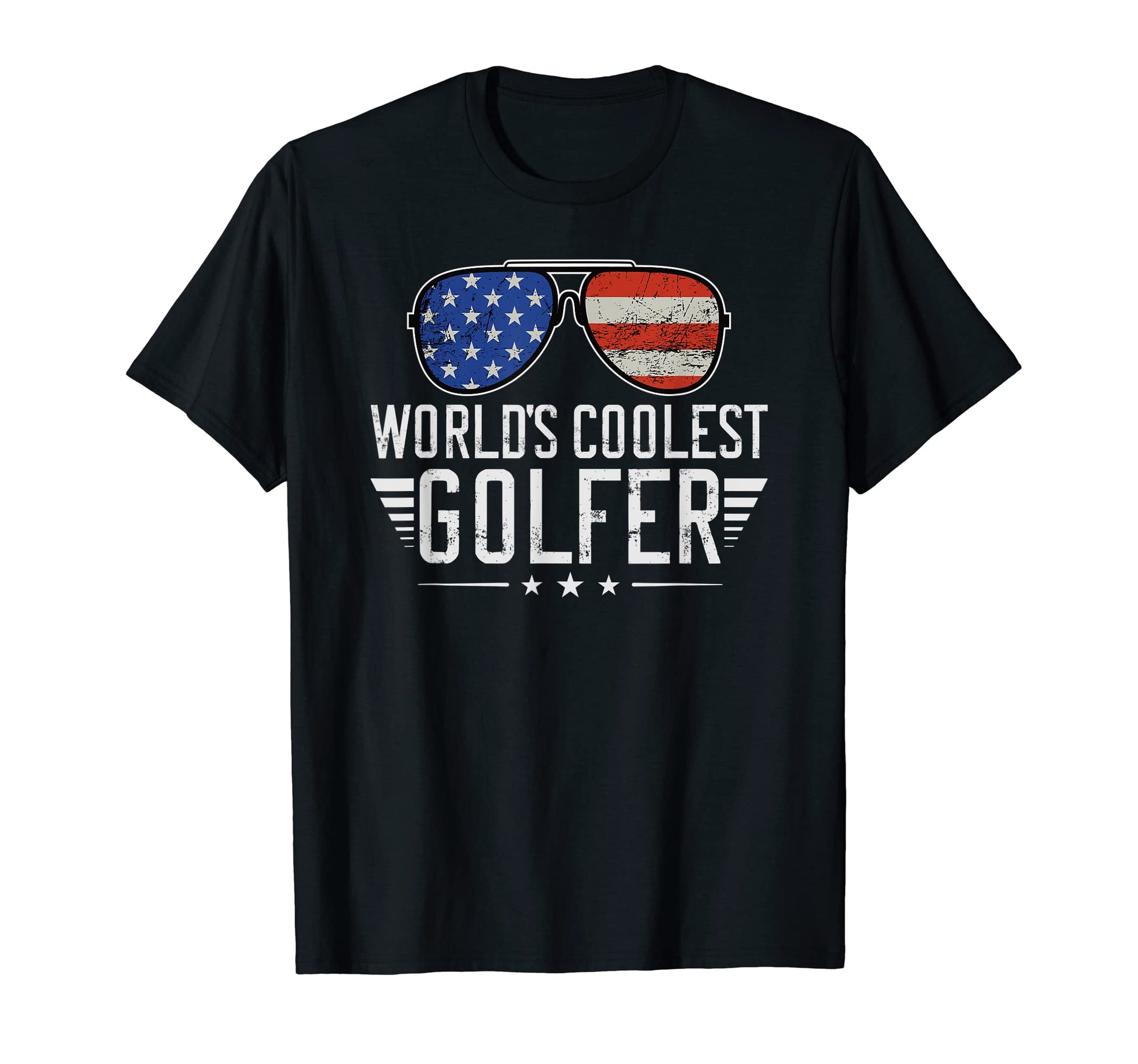 World S Okayest Golfer Funny Golfing T-Shirt - Custom Art Print Unisex - T-Shirt, Sweatshirt, Hoodie