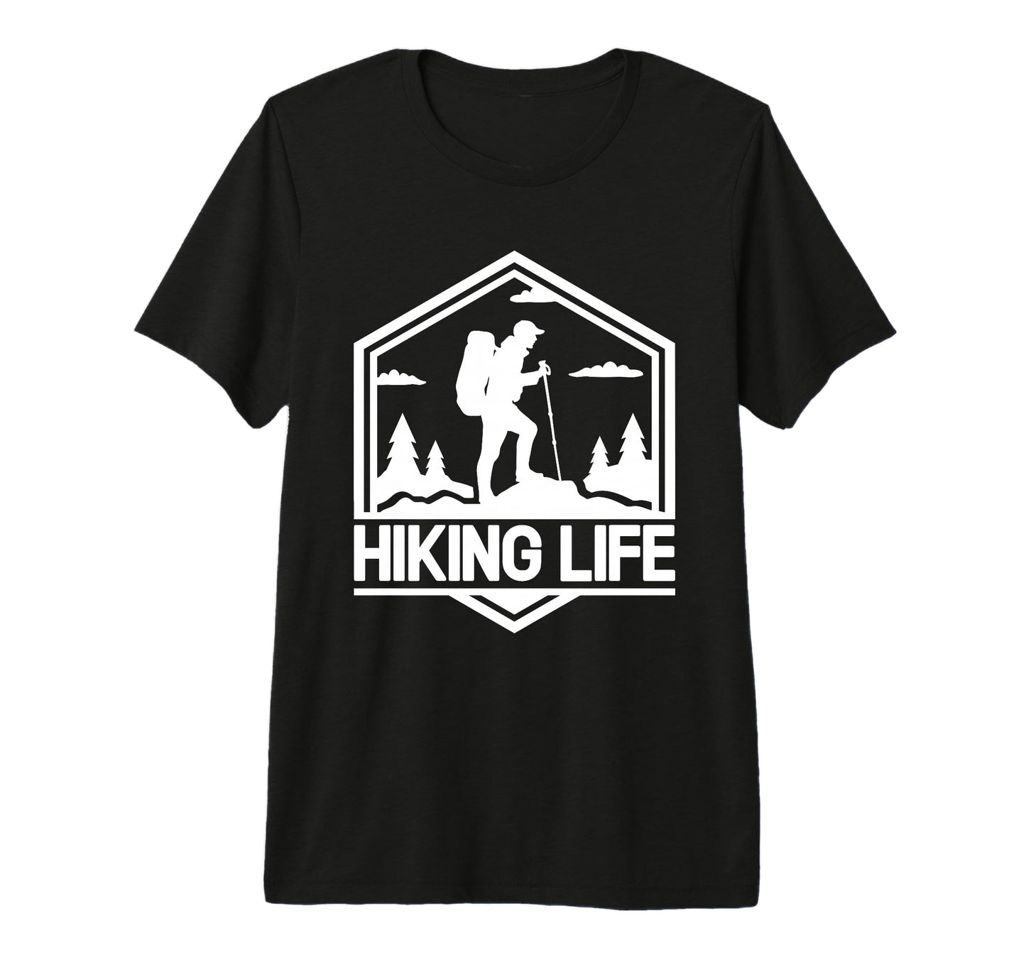 Hiking Lover Mountain Climbing T-Shirt - Custom Art Print for Adults - T-Shirt, Sweatshirt, Hoodie