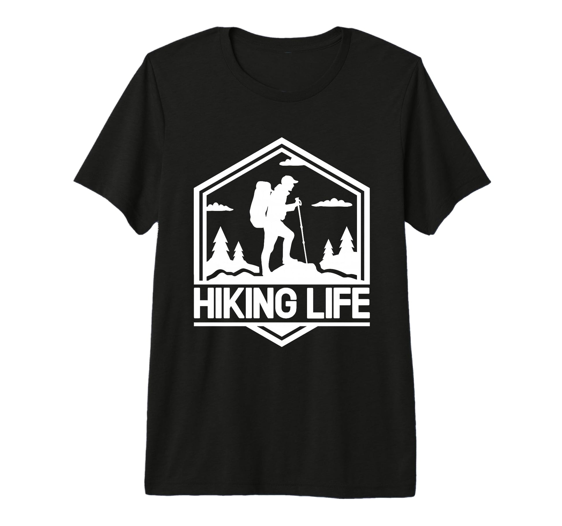 Hiking Lover Mountain Climbing T-Shirt - Custom Art Print for Adults - T-Shirt, Sweatshirt, Hoodie