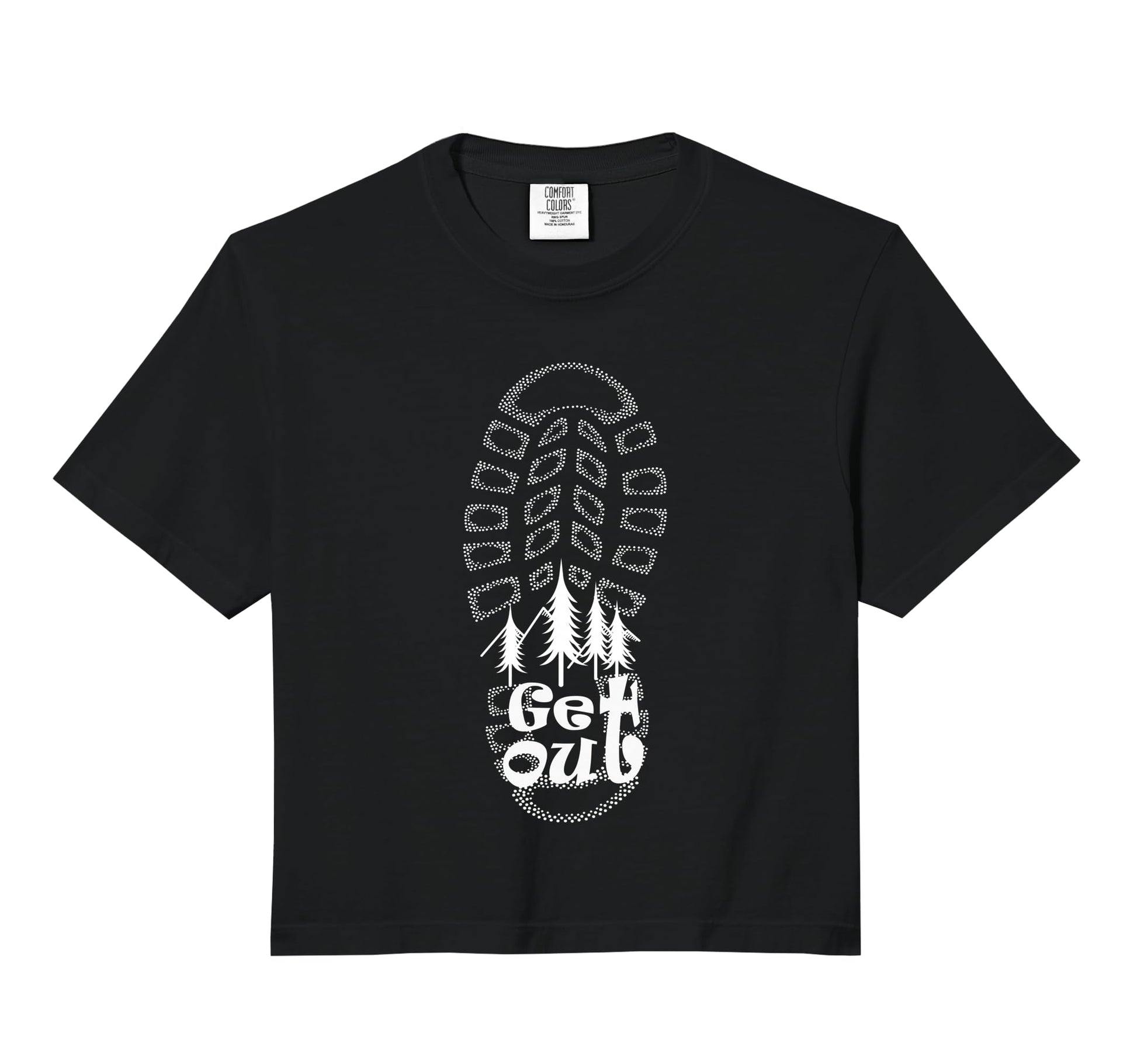 Hiking Gift Get Out Distressed T-Shirt - Casual Everyday Wear Men Women - T-Shirt, Sweatshirt, Hoodie