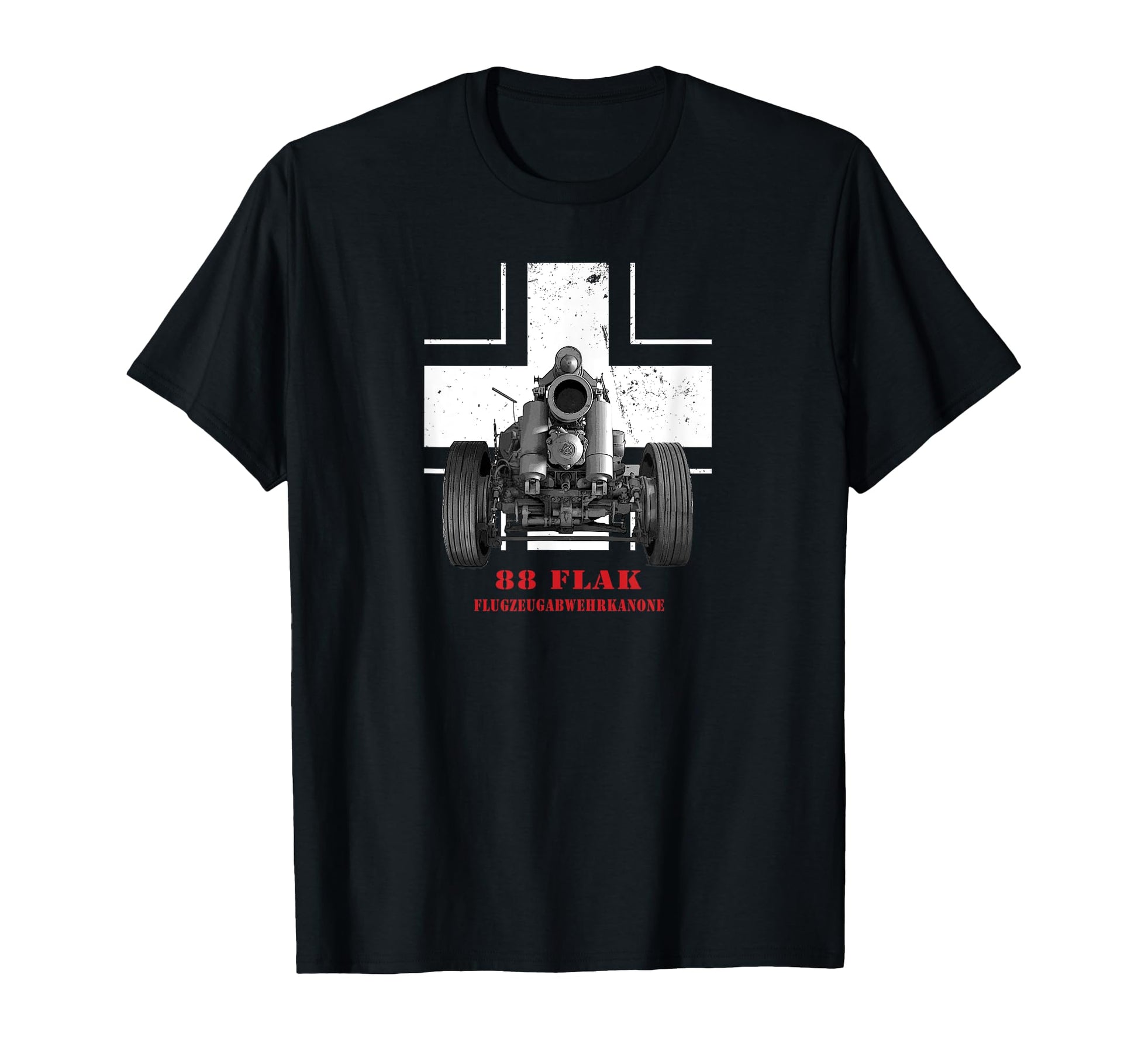 German 88 Flak Anti Aircraft Anti T-Shirt - Minimalist Print Men Women - T-Shirt, Sweatshirt, Hoodie