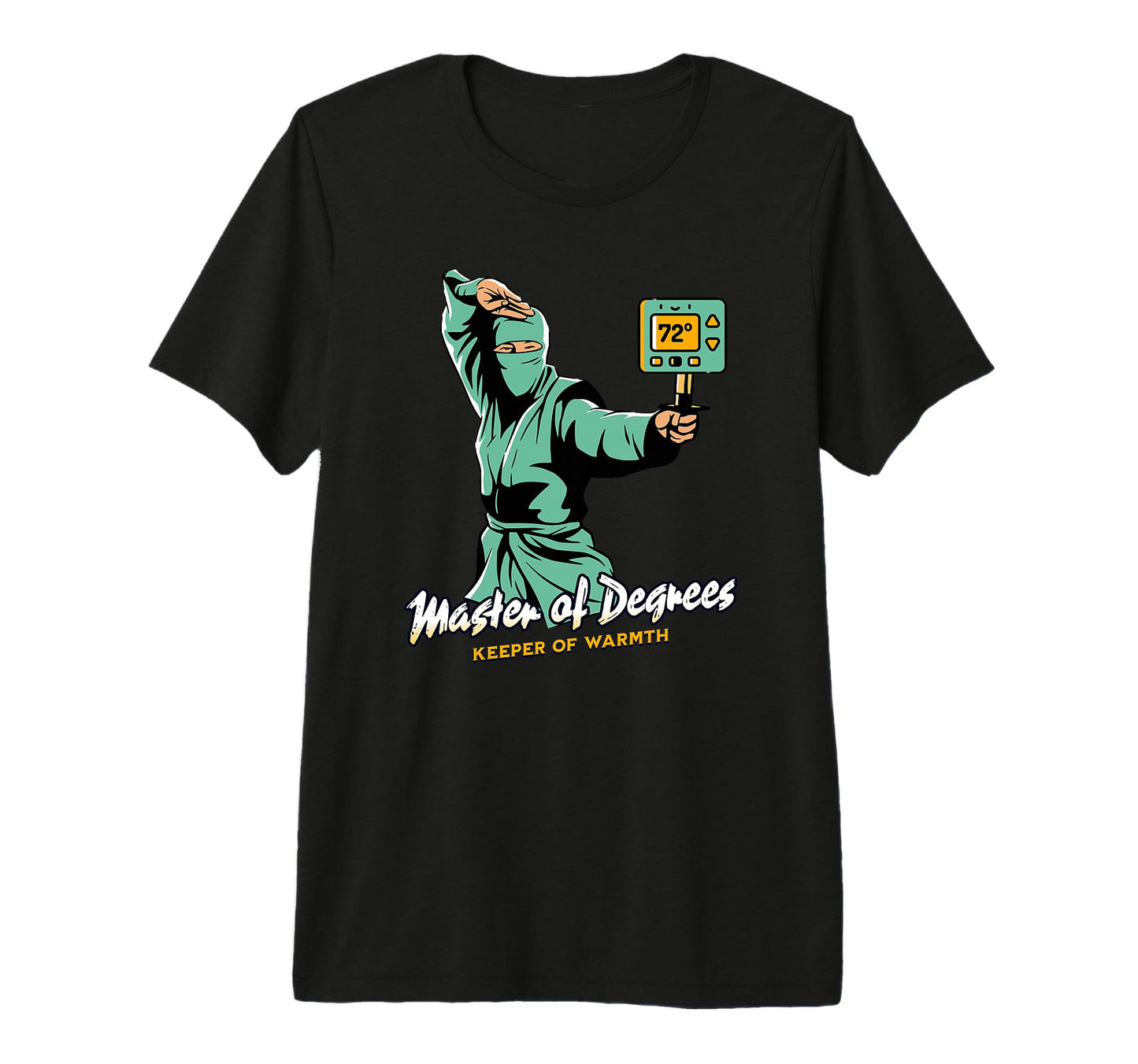Funny Fathers Day Master Degrees T-Shirt - Graphic Print for Adults - T-Shirt, Sweatshirt, Hoodie