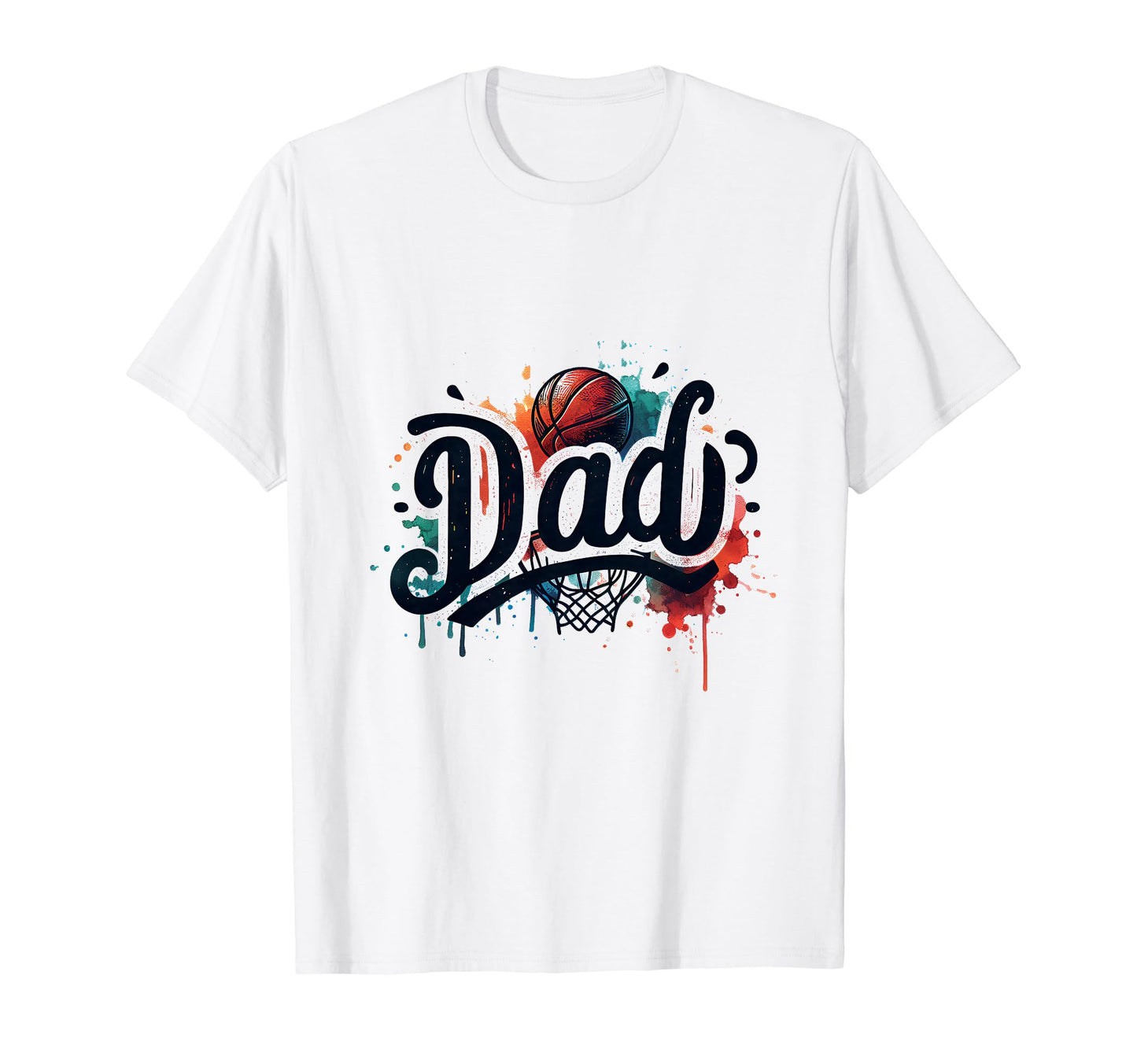 Best Dad Ever Basketball Fathers T-Shirt - Casual Everyday Wear for Adults - T-Shirt, Sweatshirt, Hoodie