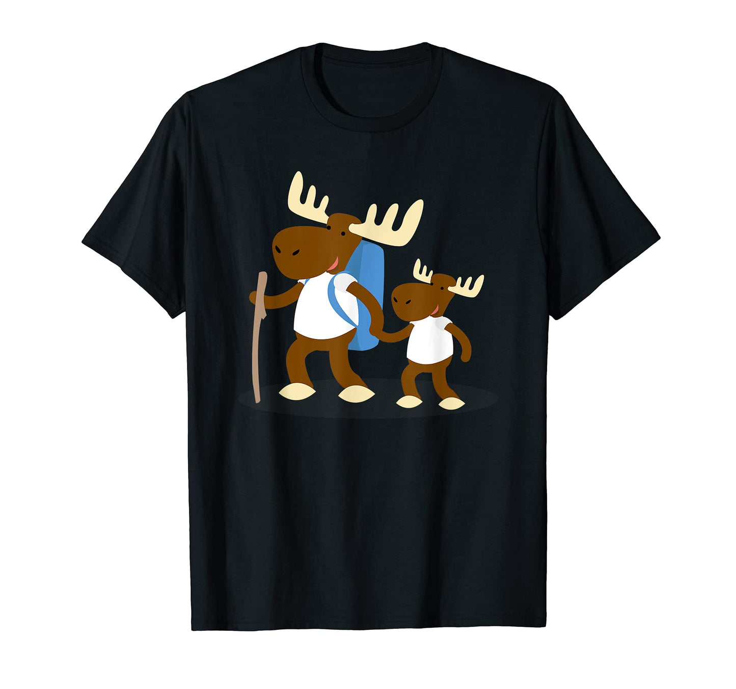 Hiking Family Dad Son Daughter Hiker T-Shirt - Custom Art Print Unisex - T-Shirt, Sweatshirt, Hoodie