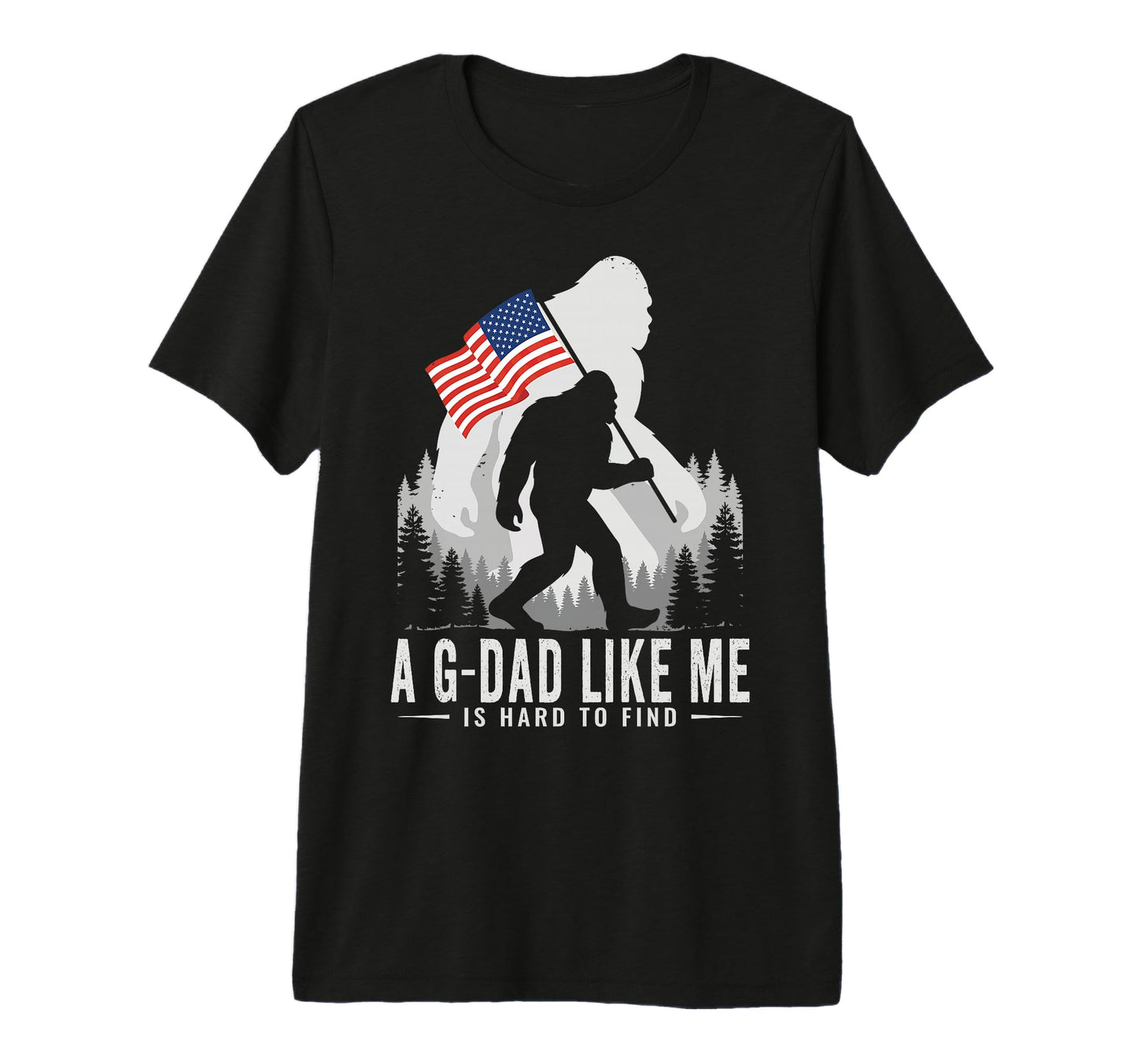 G Dad Like Me Funny Grandpa Bigfoot T-Shirt - Aesthetic Graphic Men Women - T-Shirt, Sweatshirt, Hoodie