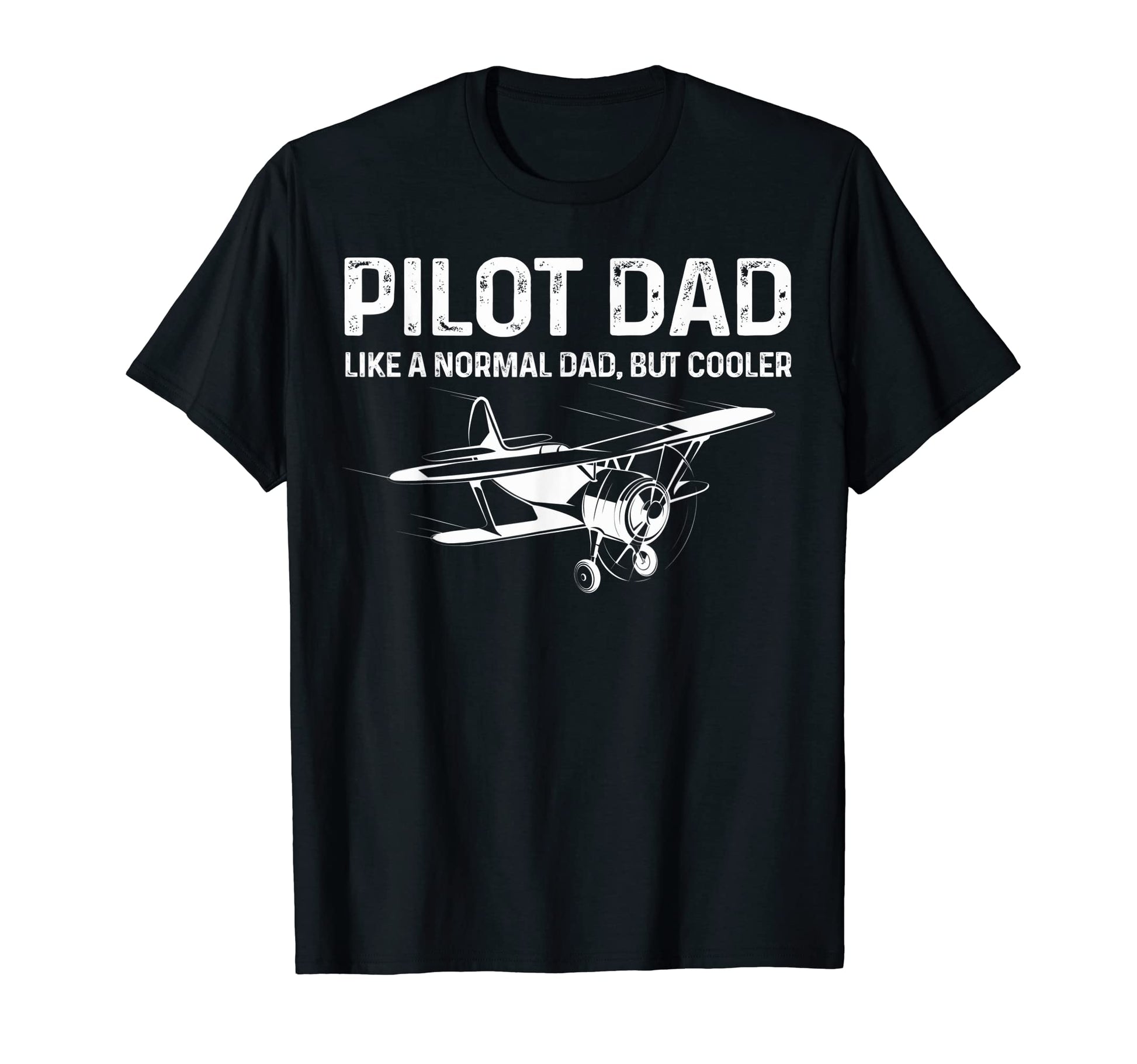 Mens Fun Airplane Pilot Dad Like Normal T-Shirt - Trendy Graphic Men Women - T-Shirt, Sweatshirt, Hoodie