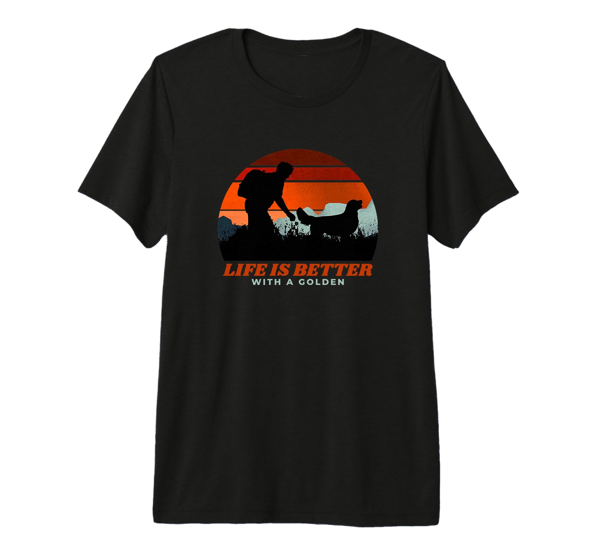 Mens Life Is Better Golden Retriever T-Shirt - Aesthetic Graphic Men Women - T-Shirt, Sweatshirt, Hoodie