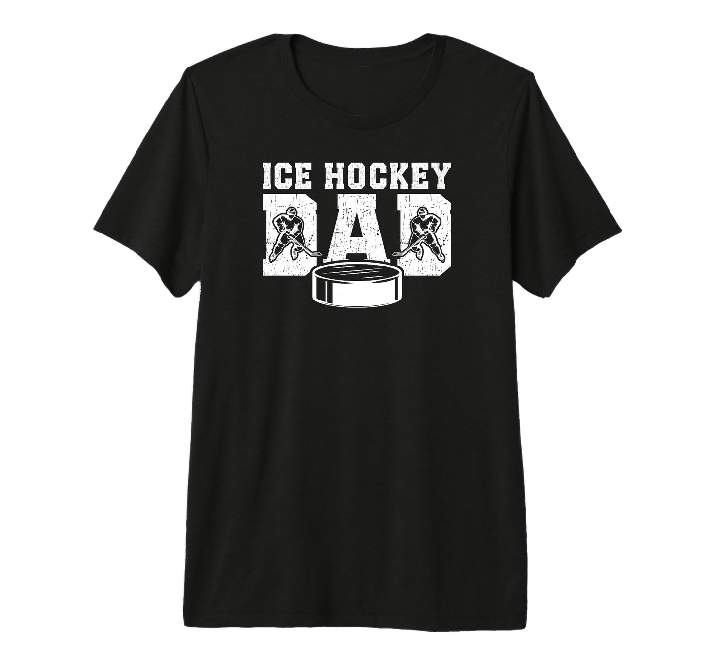 Mens Ice Hockey Dad Hockey T-Shirt - Casual Everyday Wear for Adults - T-Shirt, Sweatshirt, Hoodie