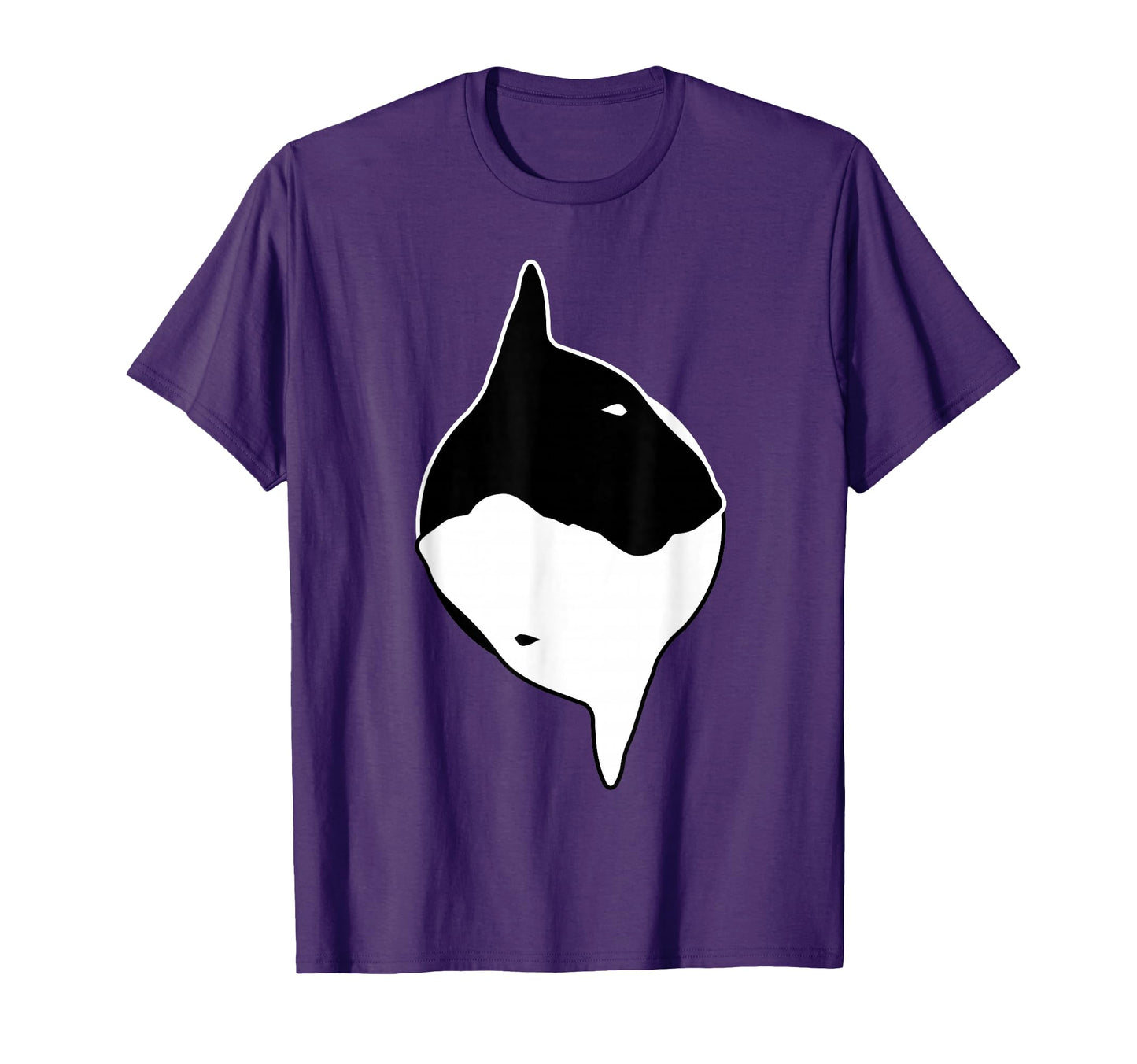 Yin Yang Dog Bull Terrier T-Shirt - Aesthetic Graphic for Adults - T-Shirt, Sweatshirt, Hoodie