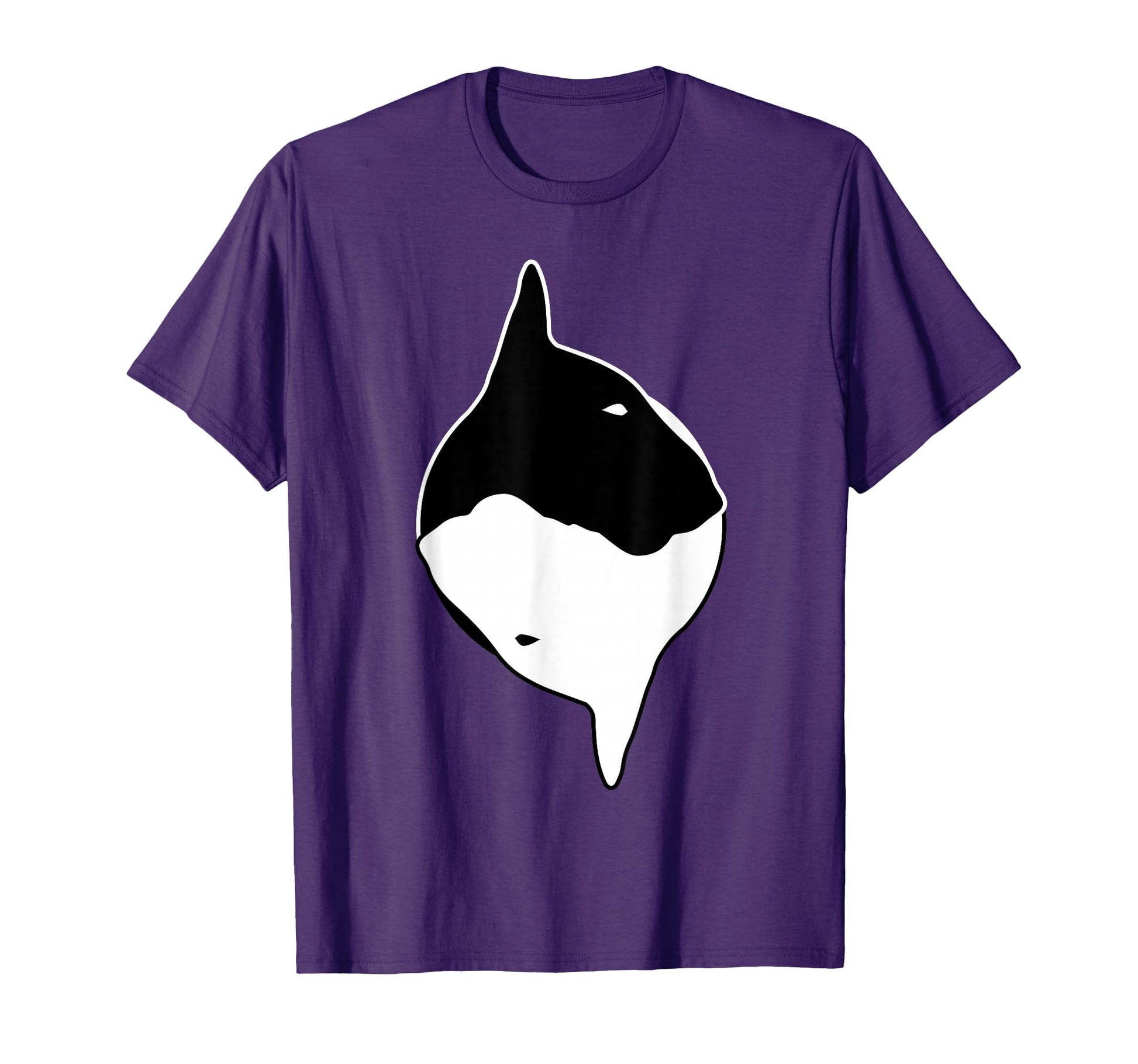 Yin Yang Dog Bull Terrier T-Shirt - Aesthetic Graphic for Adults - T-Shirt, Sweatshirt, Hoodie
