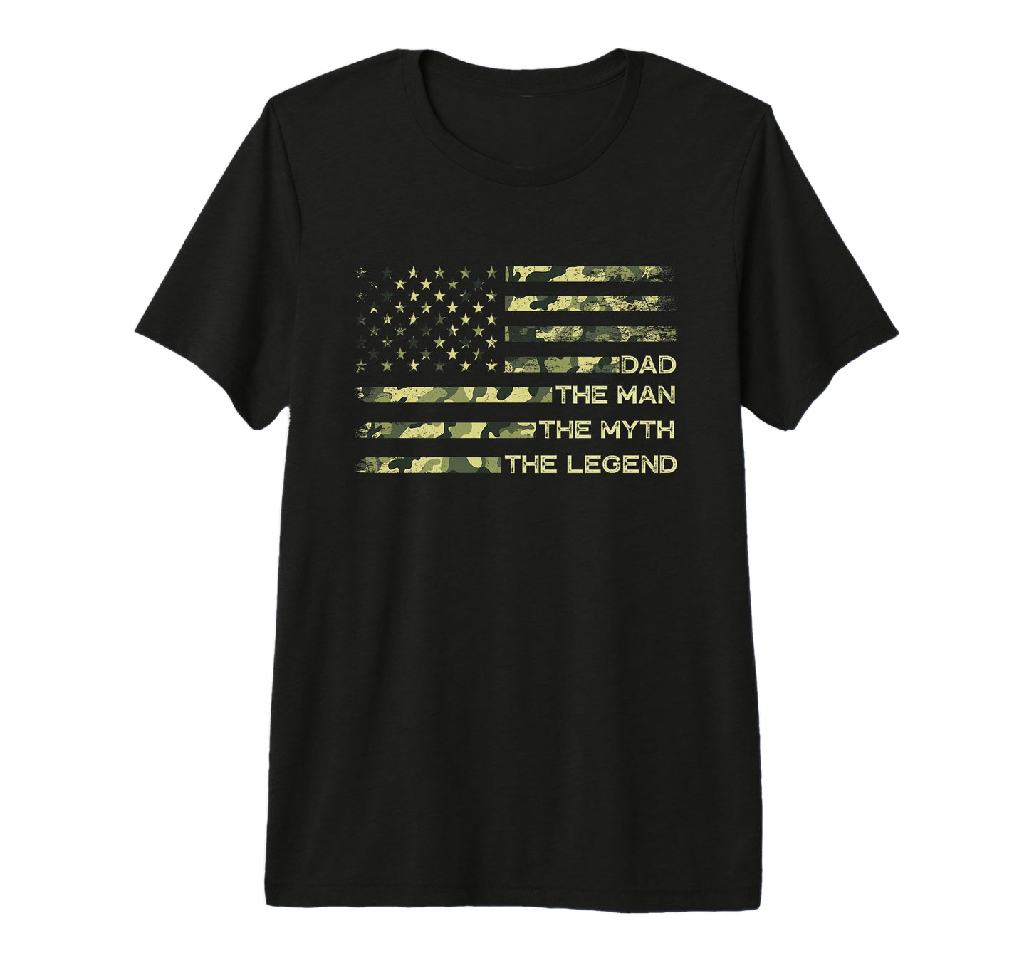 Mens Dad Myth Legend Fathers Day Camo T-Shirt - Minimalist Print Men Women - T-Shirt, Sweatshirt, Hoodie
