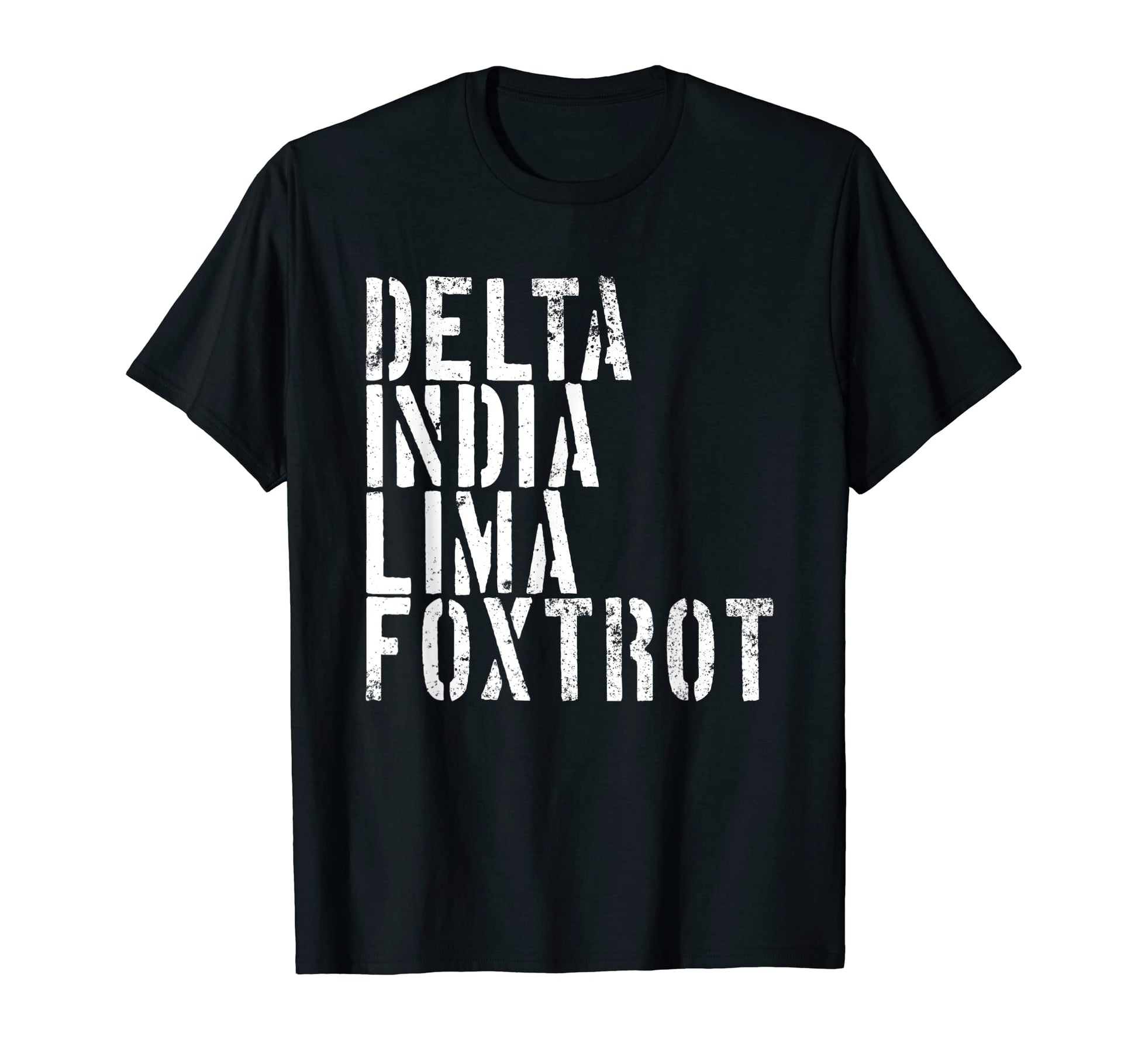 Delta India Lima Foxtrot Phonetic T-Shirt - Fun Novelty Design Men Women - T-Shirt, Sweatshirt, Hoodie