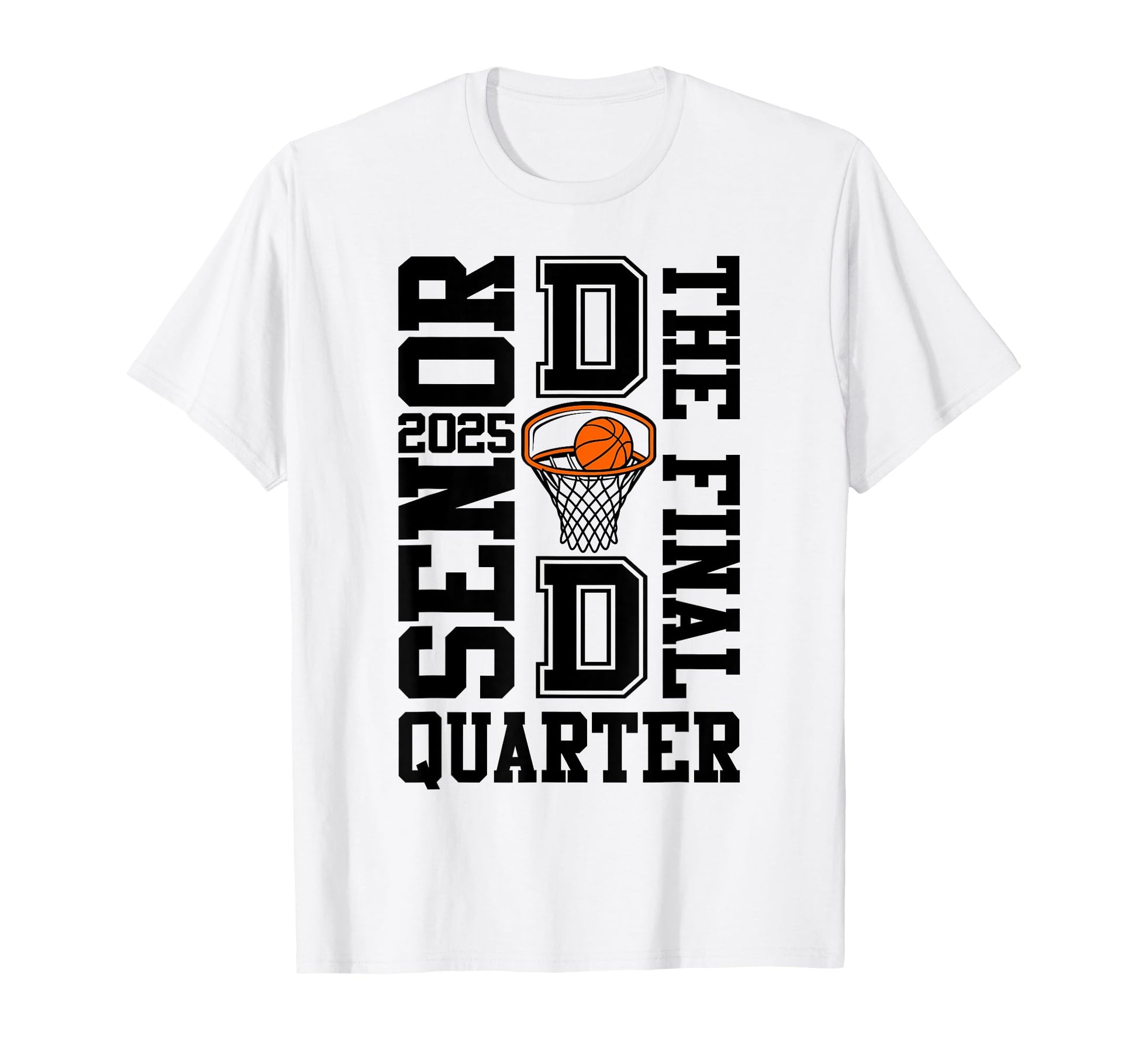 Senior Basketball Dad Proud Dad T-Shirt - Custom Art Print for Adults - T-Shirt, Sweatshirt, Hoodie