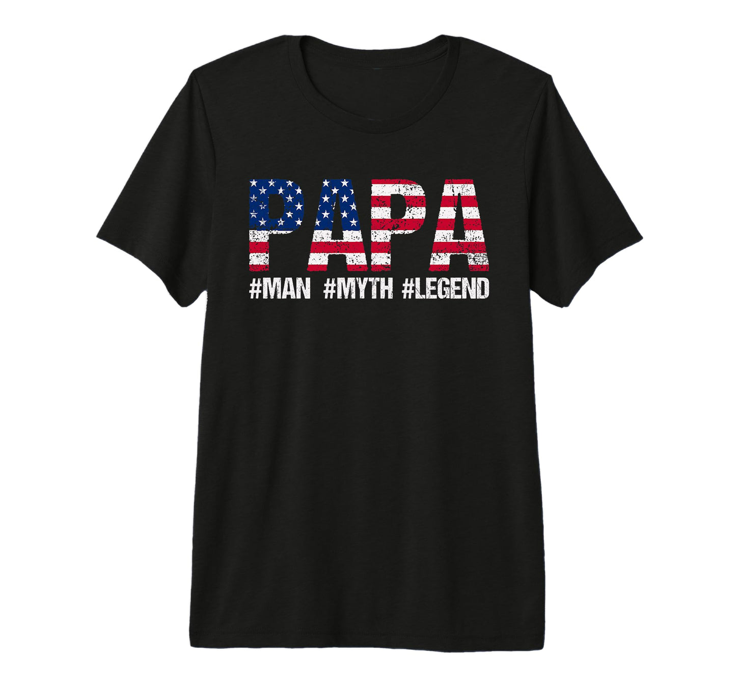 Dad Myth Legend Grandpa Fathers Day T-Shirt - Trendy Graphic for Adults - T-Shirt, Sweatshirt, Hoodie