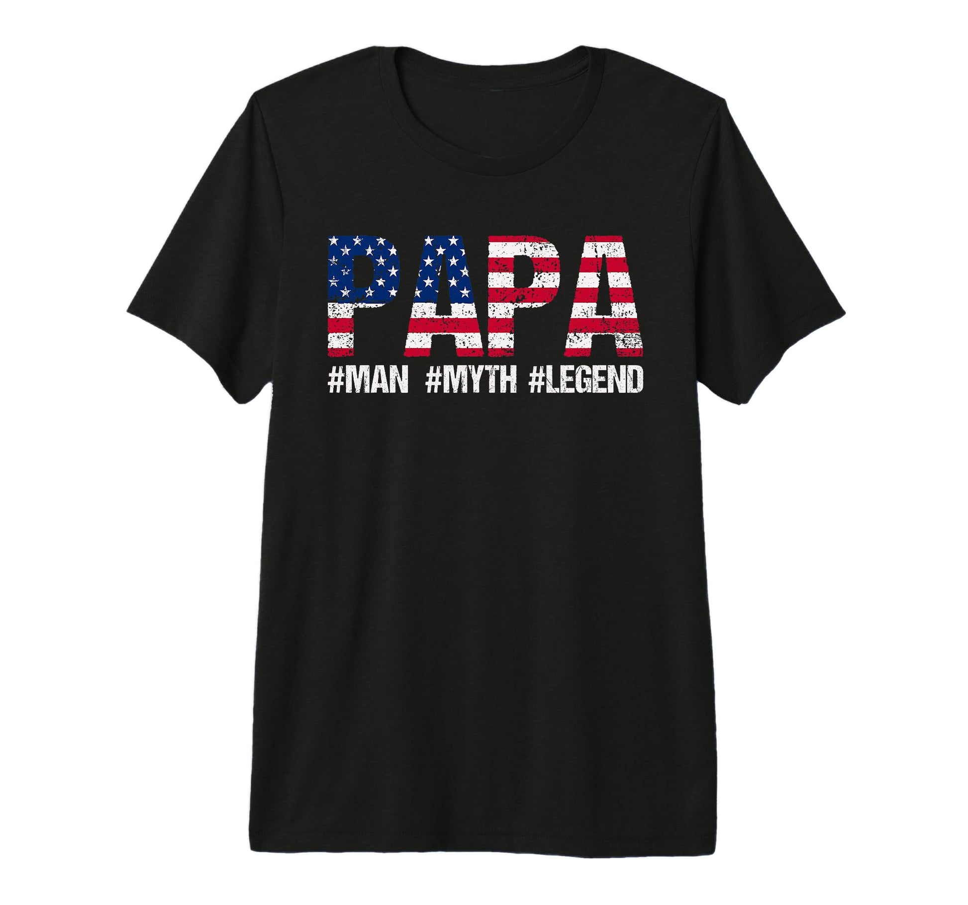 Dad Myth Legend Grandpa Fathers Day T-Shirt - Trendy Graphic for Adults - T-Shirt, Sweatshirt, Hoodie