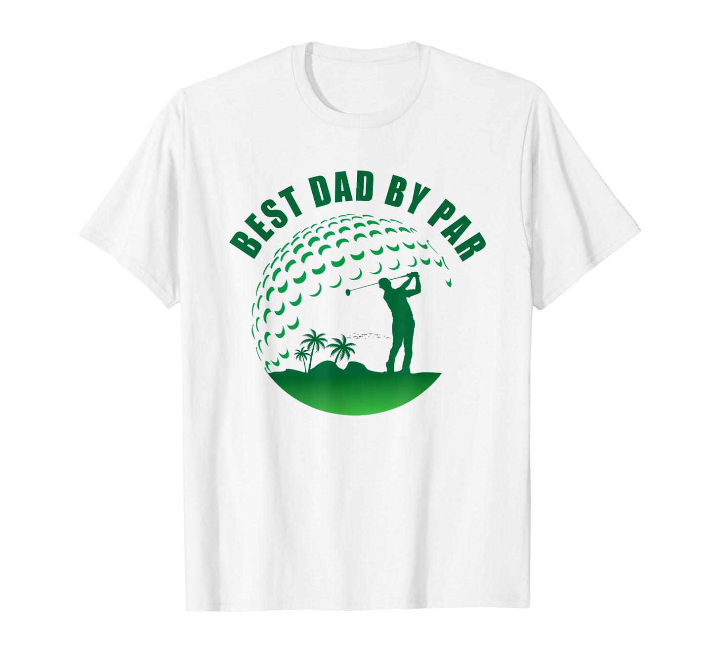 Best Dad Par Funny Sarcastic Golf T-Shirt - Minimalist Print for Adults - T-Shirt, Sweatshirt, Hoodie