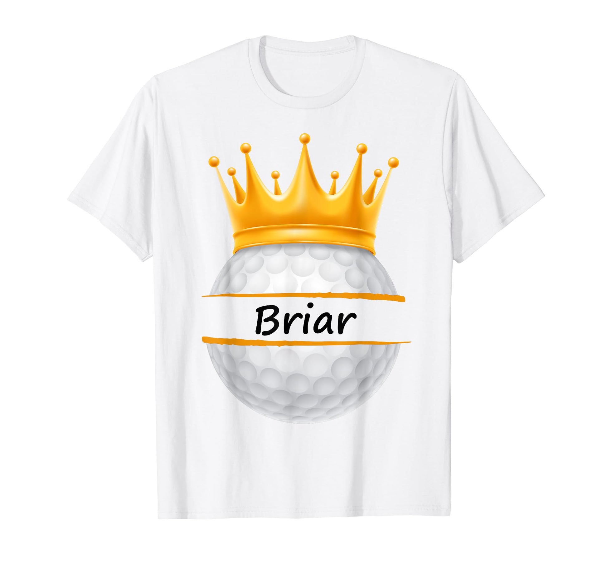 Novelty Golf Personalized Name Briar T-Shirt - Minimalist Print Men Women - T-Shirt, Sweatshirt, Hoodie