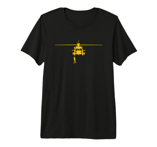 Awesome H 60 Helicopter Search And Rescue T-Shirt - Trendy Graphic Unisex - T-Shirt, Sweatshirt, Hoodie