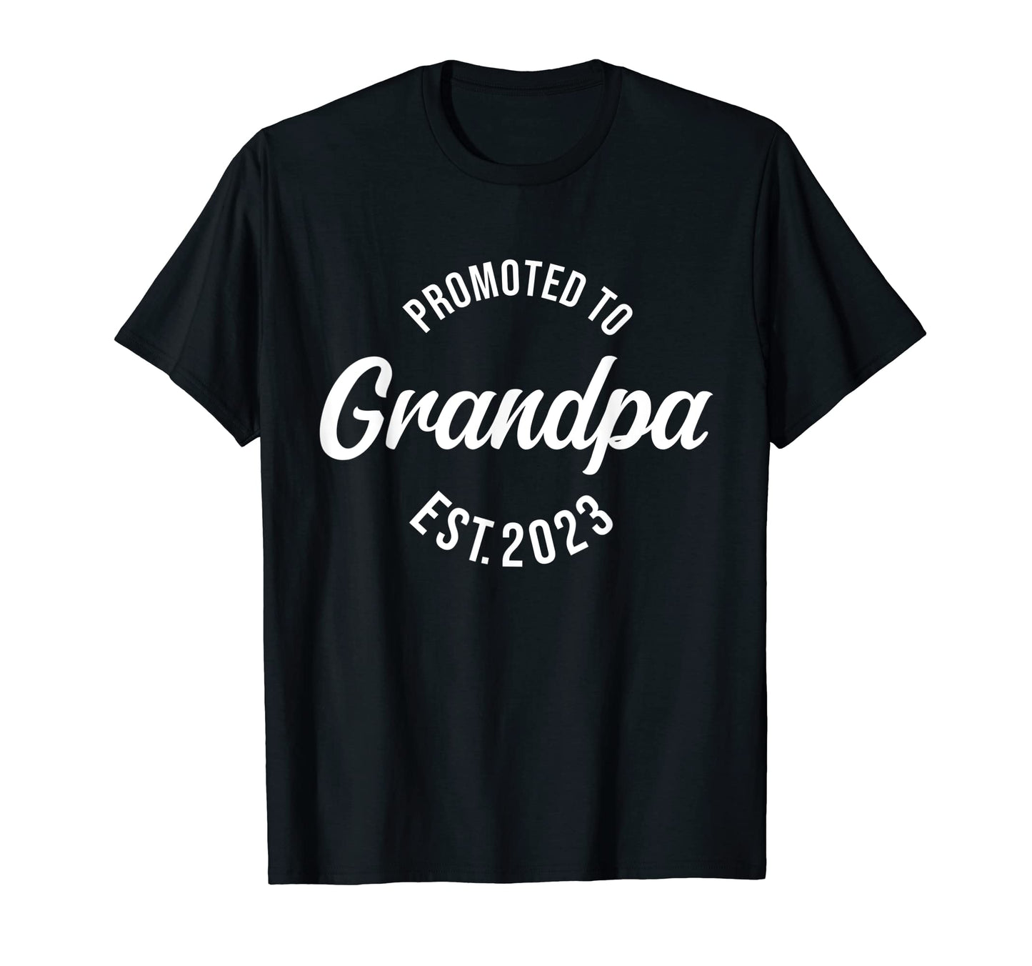 Mens Grandpa To Be 1St Time 2023 T-Shirt - Custom Art Print Men Women - T-Shirt, Sweatshirt, Hoodie