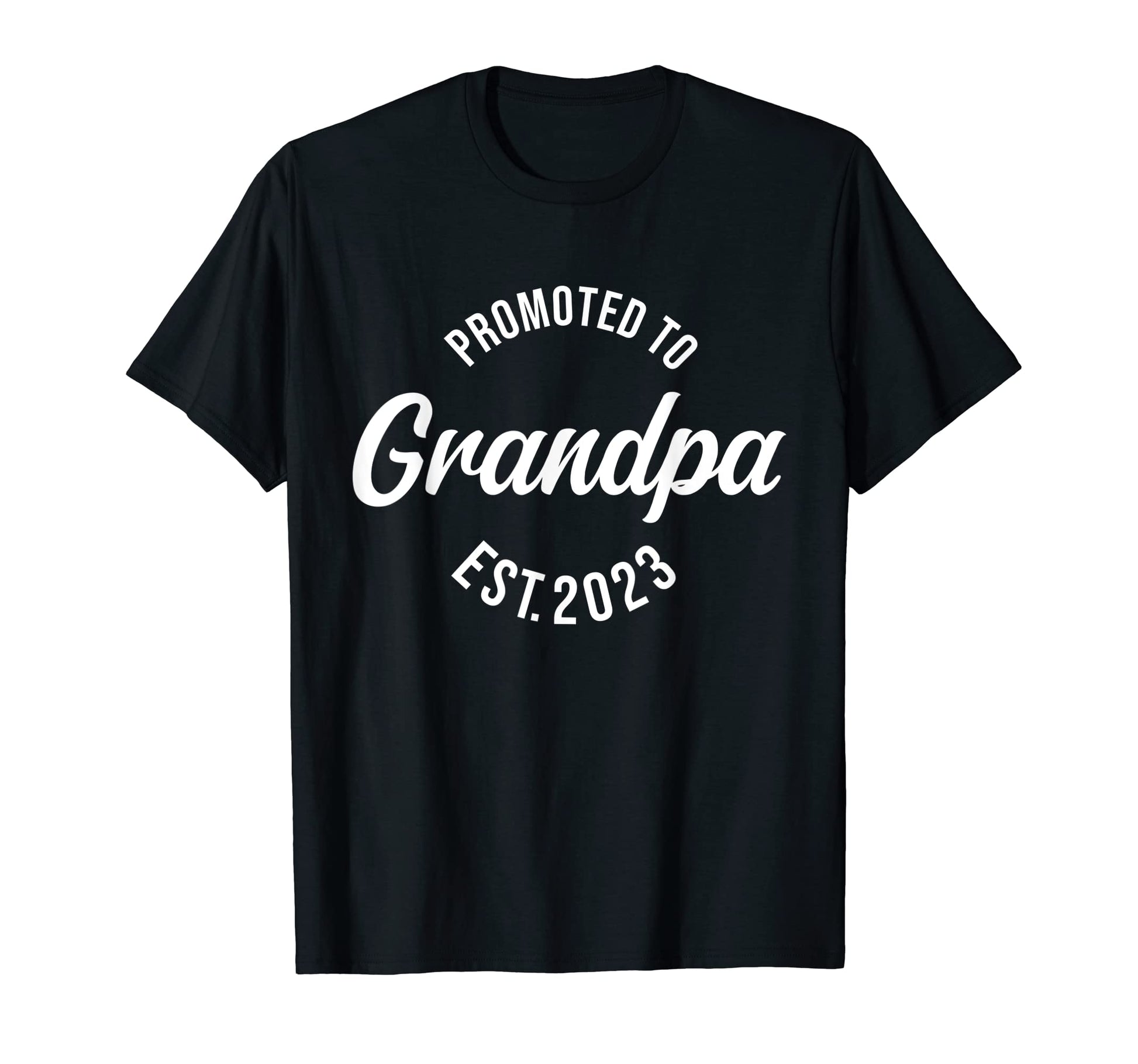 Mens Grandpa To Be 1St Time 2023 T-Shirt - Custom Art Print Men Women - T-Shirt, Sweatshirt, Hoodie