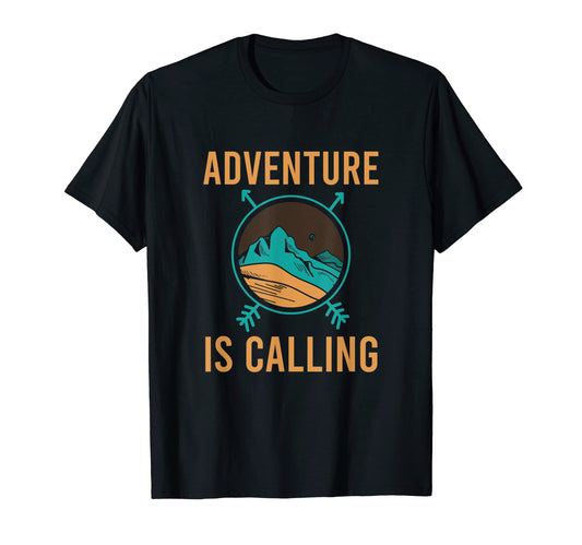 Adventure Calling Nature Wildlife T-Shirt - Graphic Print for Adults - T-Shirt, Sweatshirt, Hoodie