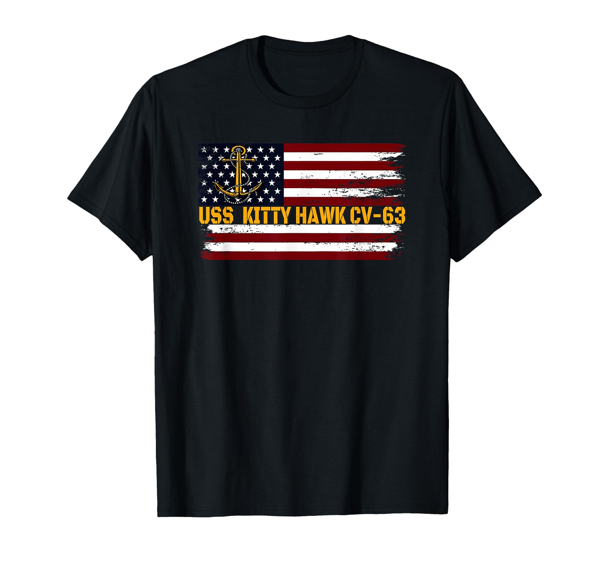 Aircraft Carrier Uss Kitty Hawk Cv 63 T-Shirt - Fun Novelty Design Unisex - T-Shirt, Sweatshirt, Hoodie
