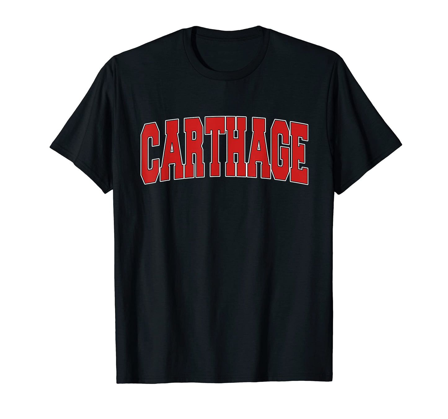 Carthage Ny New York Varsity Usa Sports T-Shirt - Trendy Graphic for Adults - T-Shirt, Sweatshirt, Hoodie