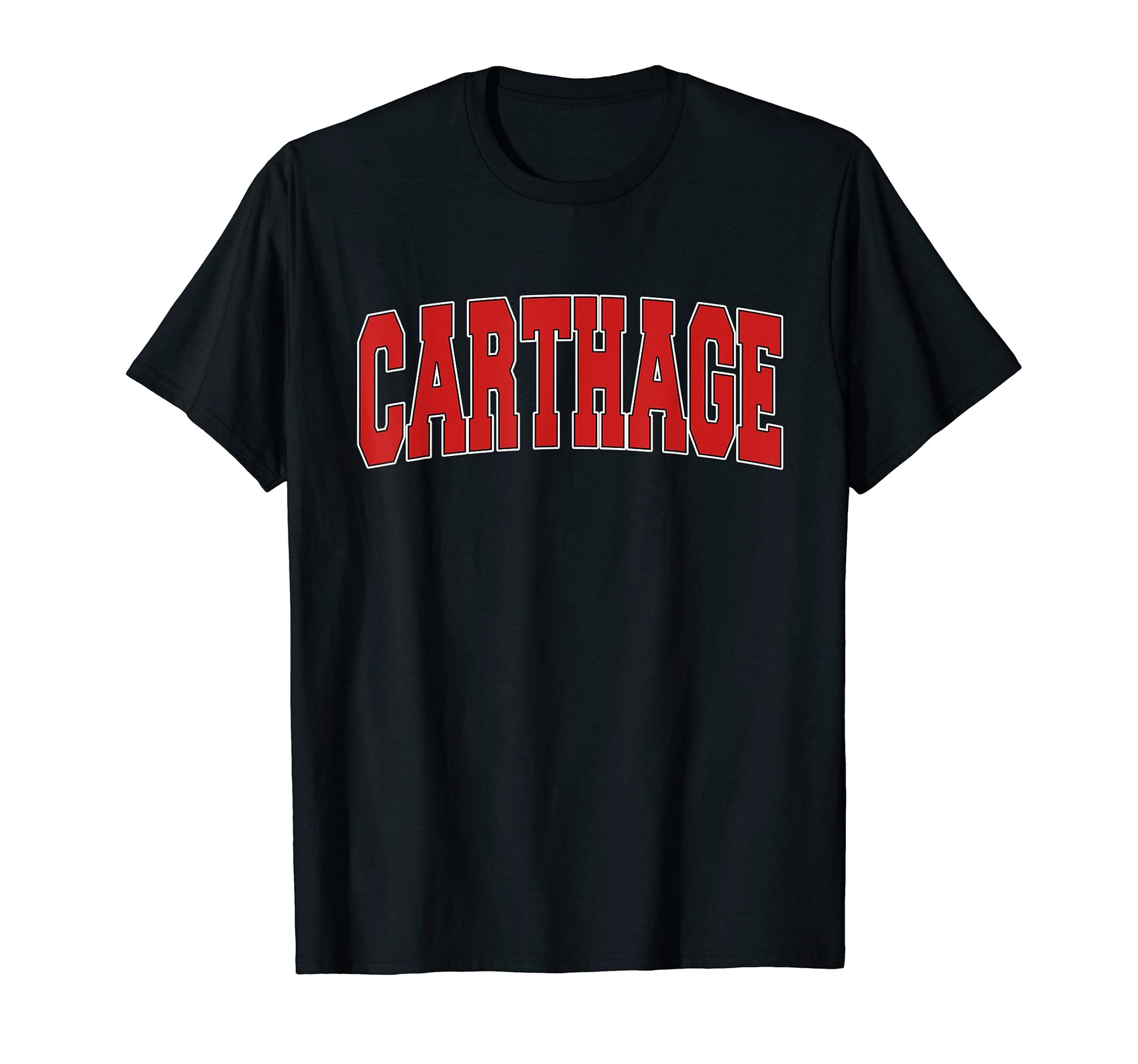 Carthage Ny New York Varsity Usa Sports T-Shirt - Trendy Graphic for Adults - T-Shirt, Sweatshirt, Hoodie