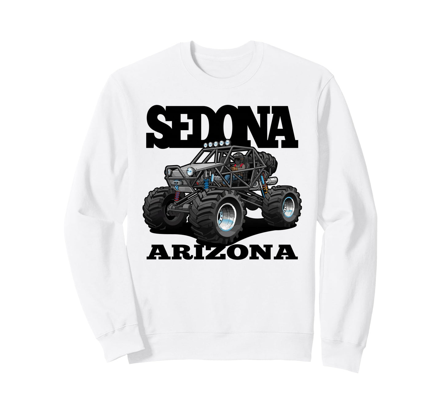 Sedona Az Side Side Quad 4X4 Atv Sweatshirt - Fun Novelty Design Men Women - T-Shirt, Sweatshirt, Hoodie
