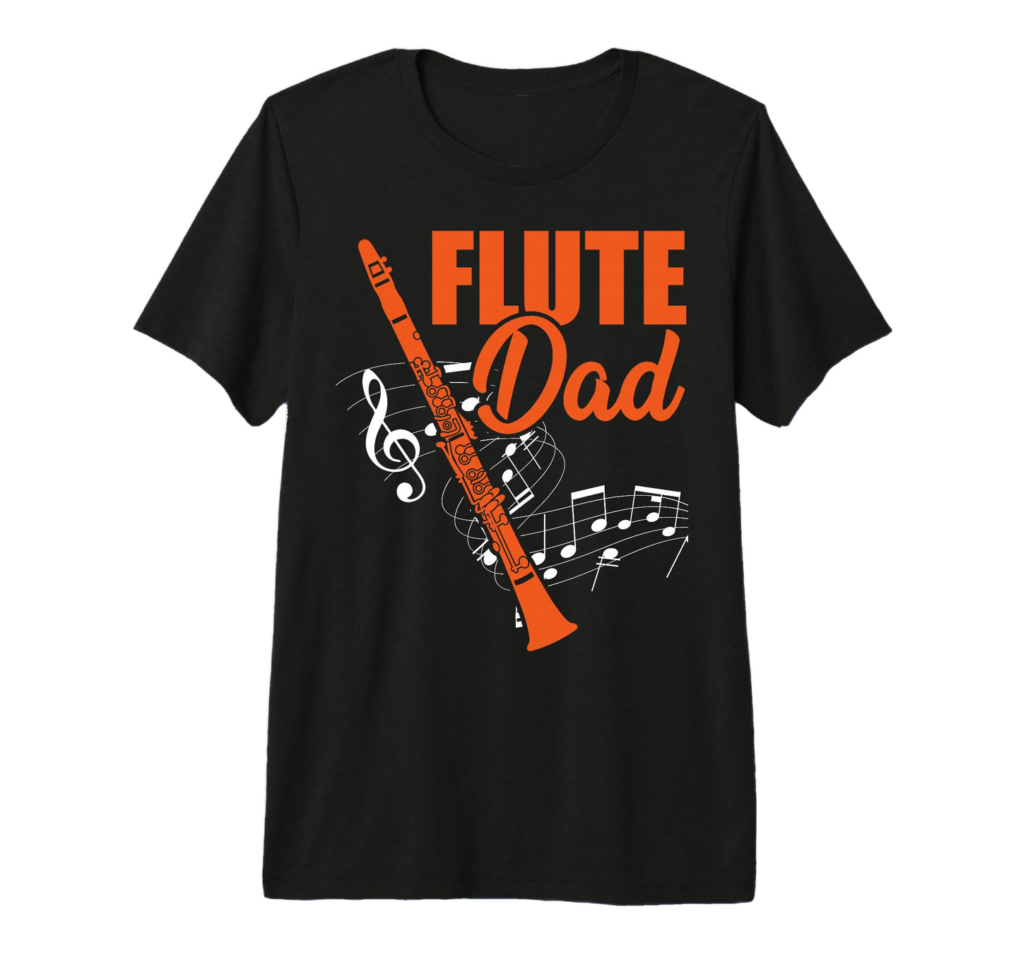 Mens Fathers Day Flutist Funny Flute T-Shirt - Unique Graphic Men Women - T-Shirt, Sweatshirt, Hoodie