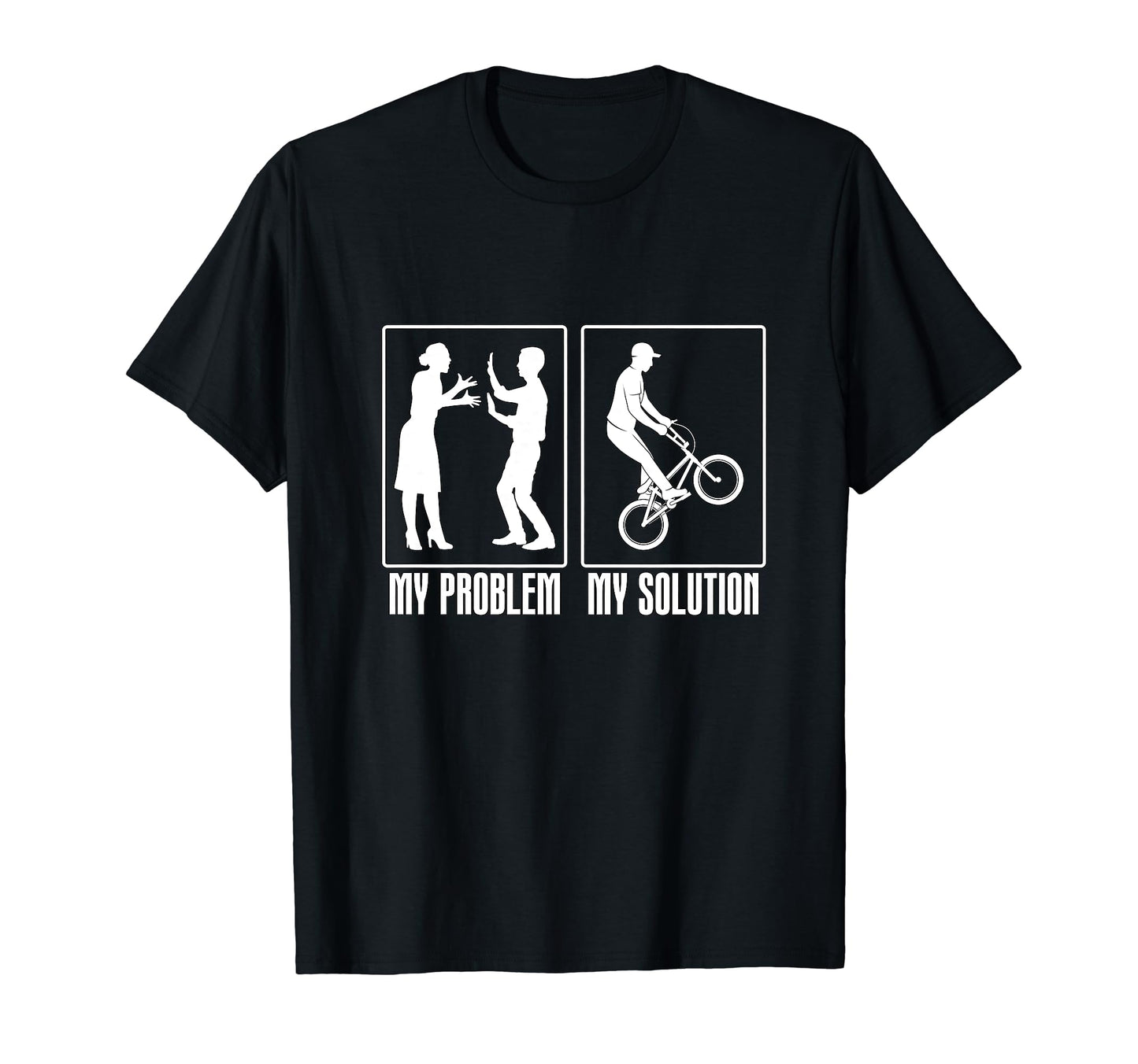 My Problem My Solution Pictogram Dad T-Shirt - Streetwear Style Unisex - T-Shirt, Sweatshirt, Hoodie