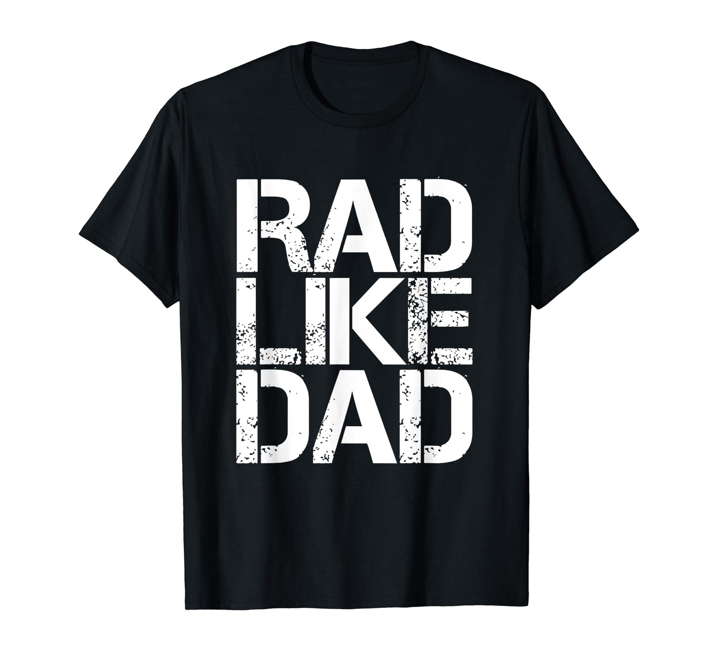 Funny Text Rad Like Dad Joke Button T-Shirt - Minimalist Print for Adults - T-Shirt, Sweatshirt, Hoodie