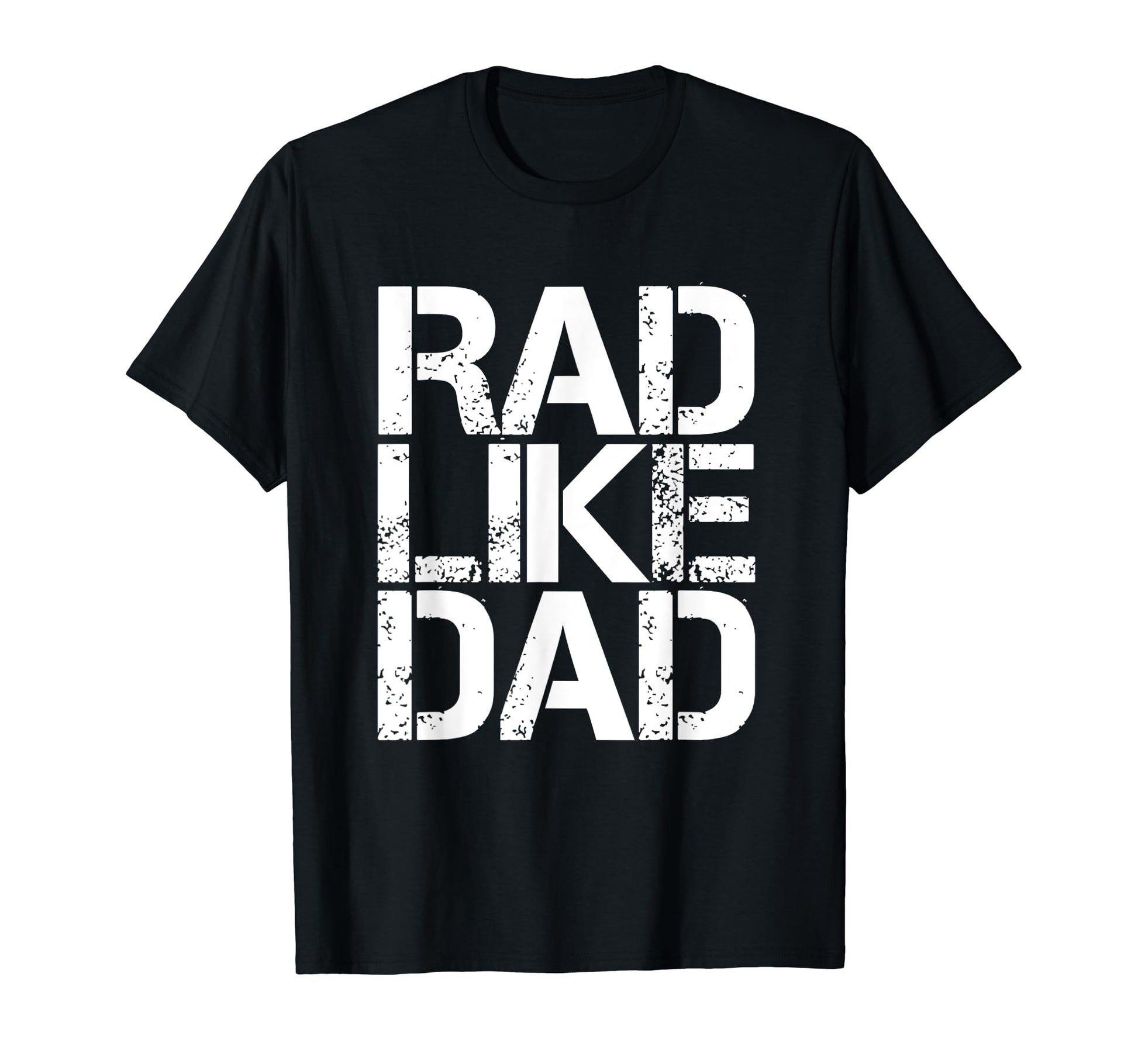 Funny Text Rad Like Dad Joke Button T-Shirt - Minimalist Print for Adults - T-Shirt, Sweatshirt, Hoodie