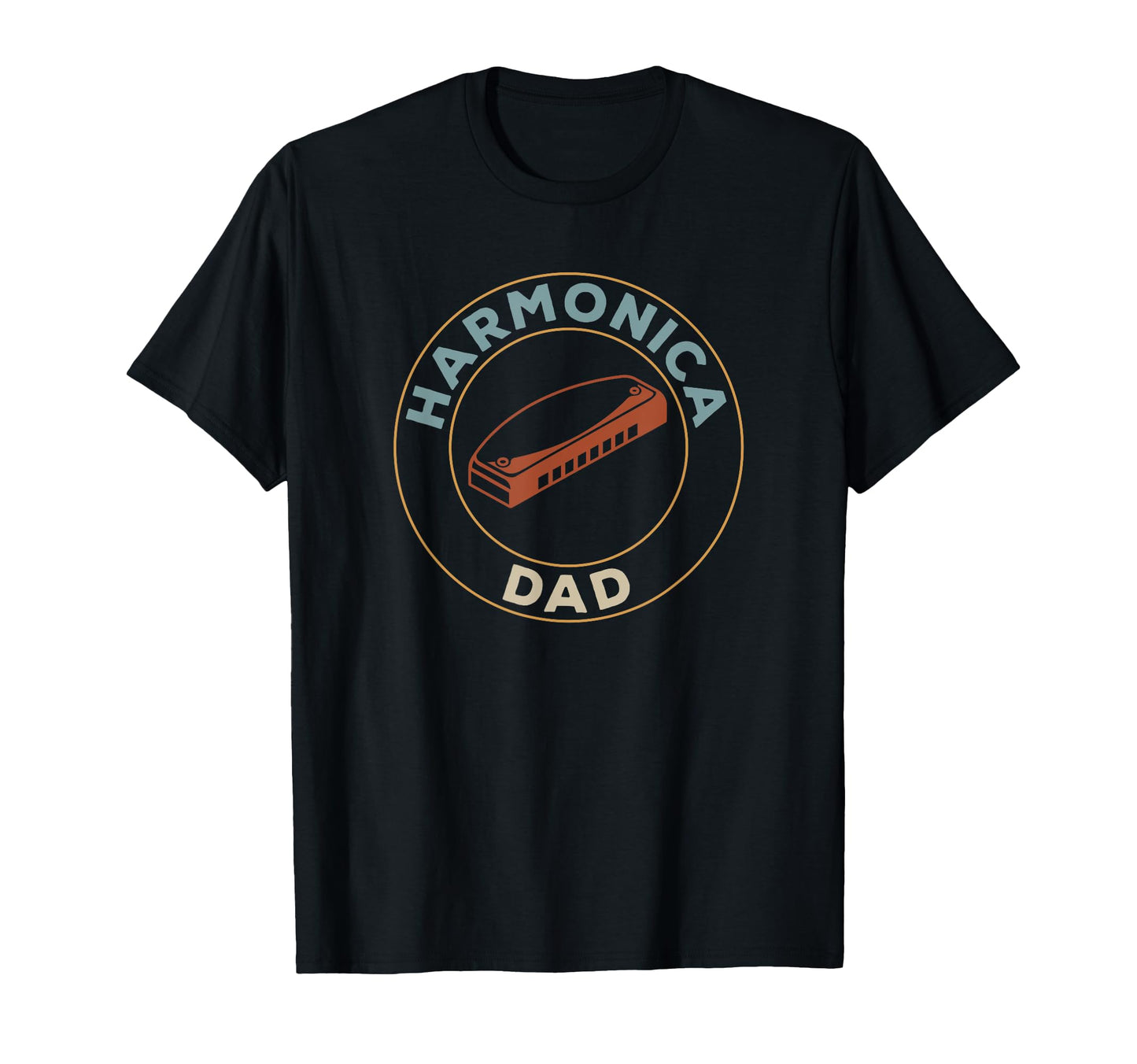 Harmonica Dad Harmonica Player Daddy T-Shirt - Novelty Apparel Unisex - T-Shirt, Sweatshirt, Hoodie