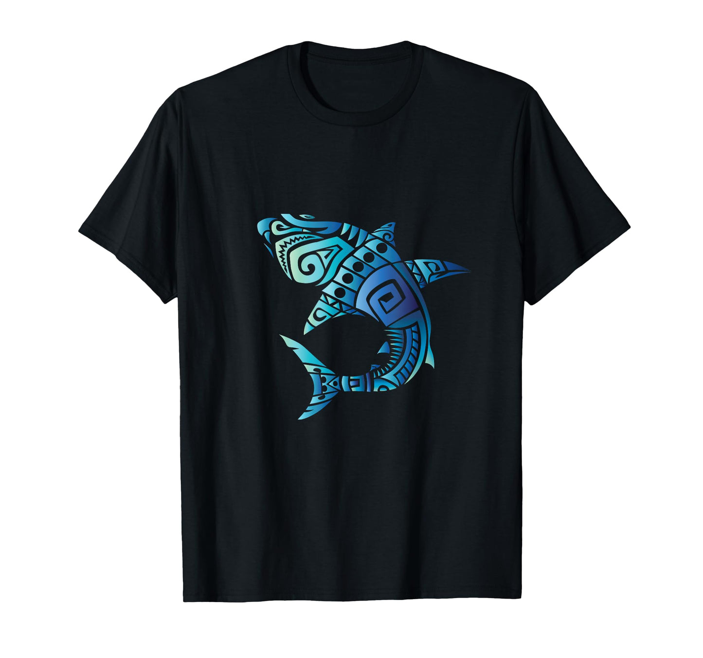 Blue Sharks Hawaiian Summer Traveling T-Shirt - Graphic Print for Adults - T-Shirt, Sweatshirt, Hoodie