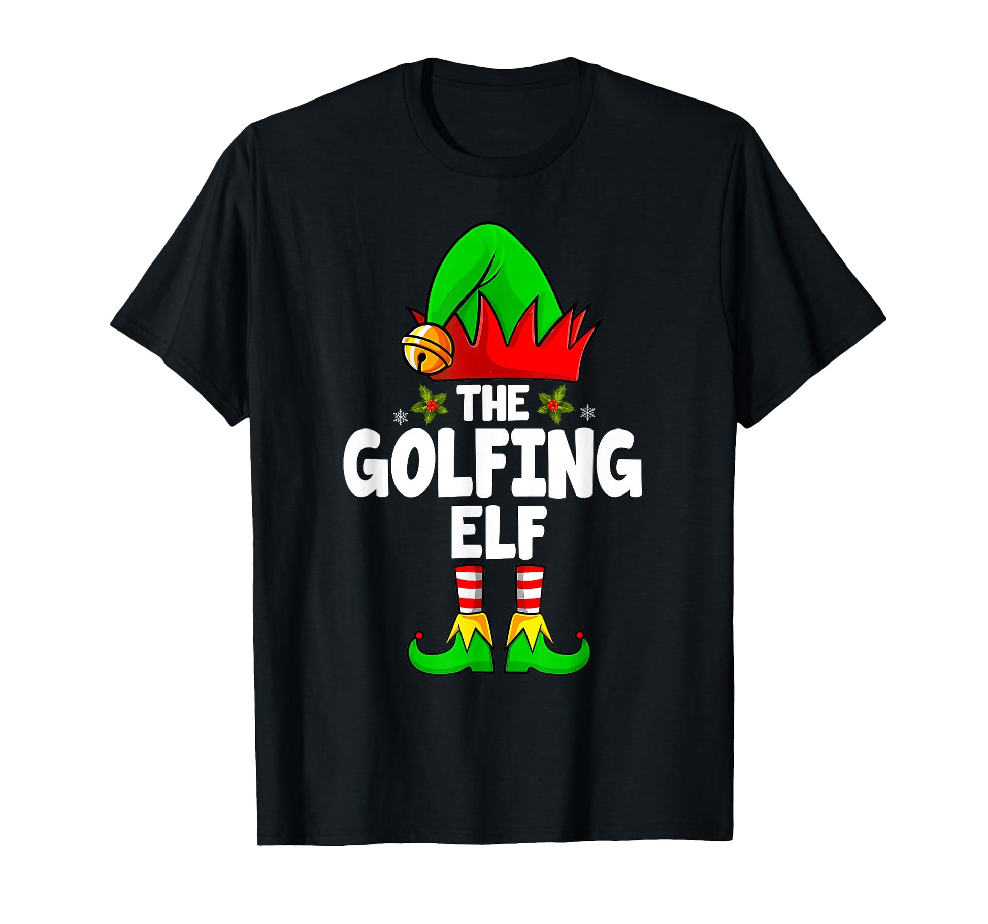 Golfing Elf Family Matching Group Golf T-Shirt - Aesthetic Graphic Unisex - T-Shirt, Sweatshirt, Hoodie