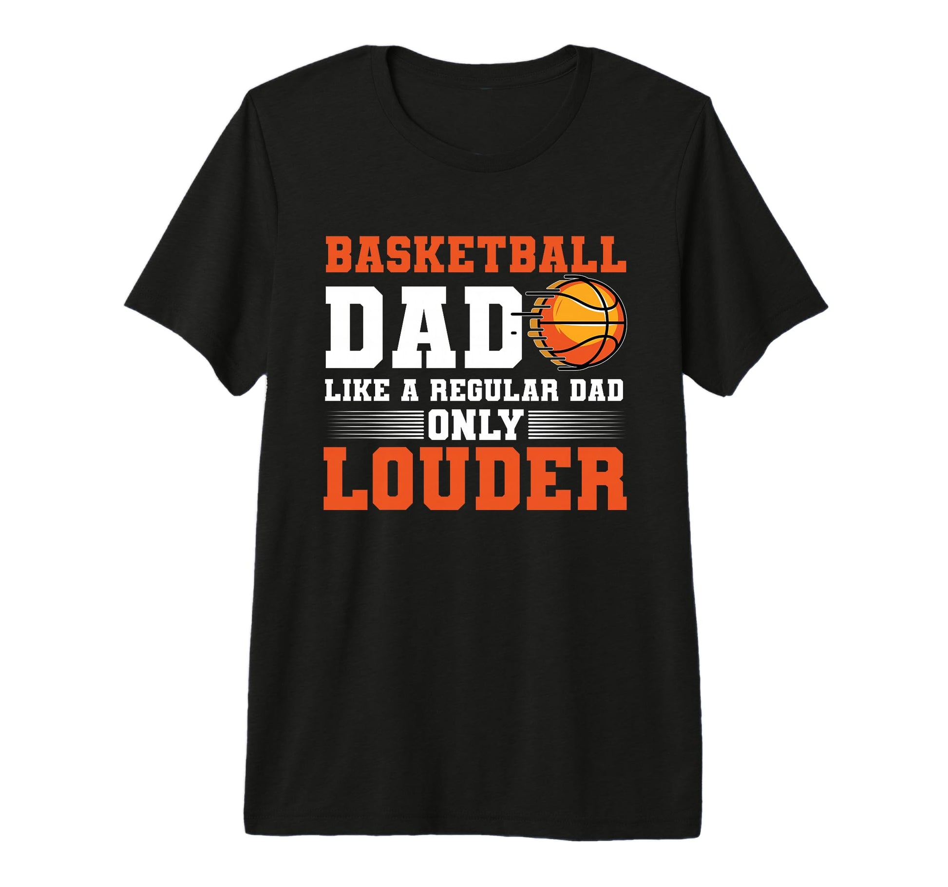 Fathers Day Basketball Dad Game Day T-Shirt - Minimalist Print Men Women - T-Shirt, Sweatshirt, Hoodie