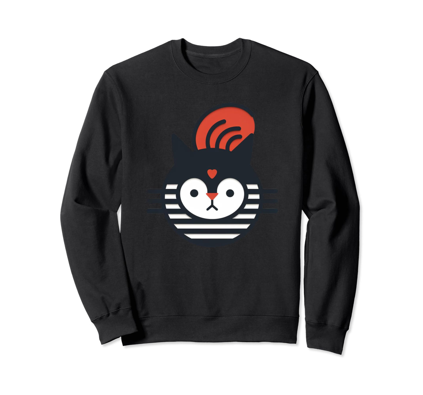 Modern Cat Pop Art Cat Tees Sweatshirt - Graphic Print Men Women - T-Shirt, Sweatshirt, Hoodie