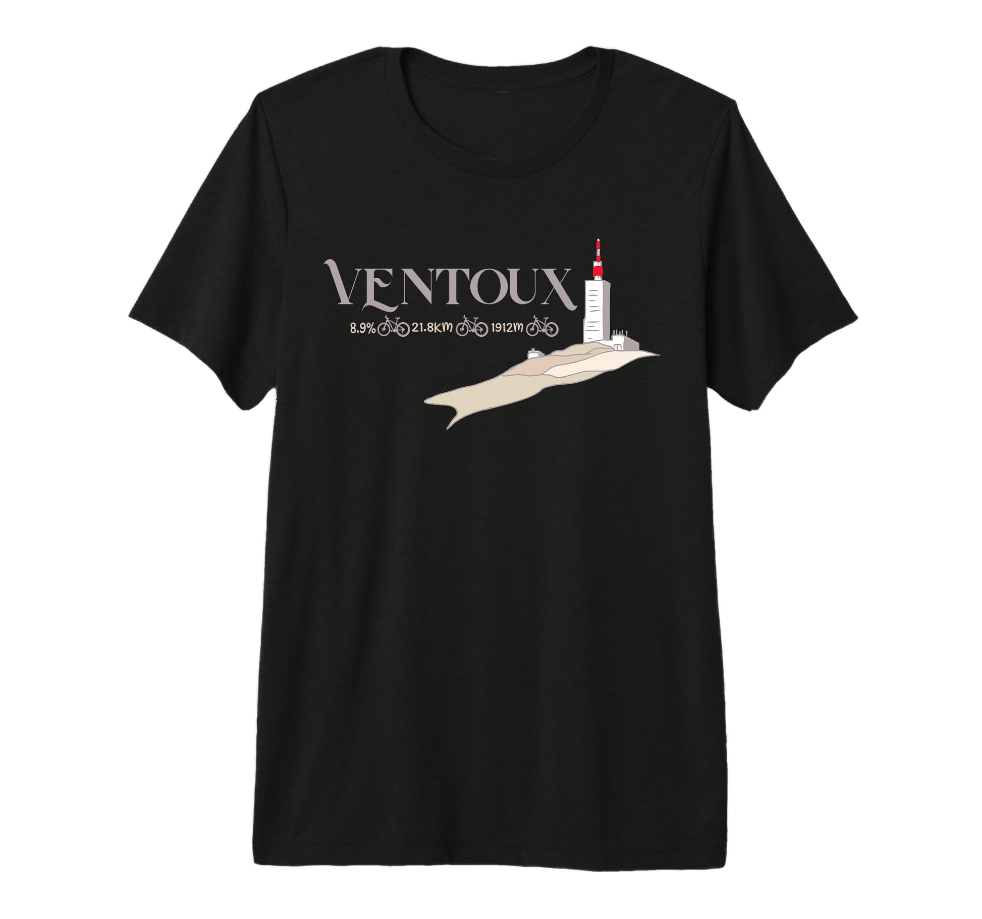 Mont Ventoux Cycling Gifts Gifts T-Shirt - Fun Novelty Design Unisex - T-Shirt, Sweatshirt, Hoodie