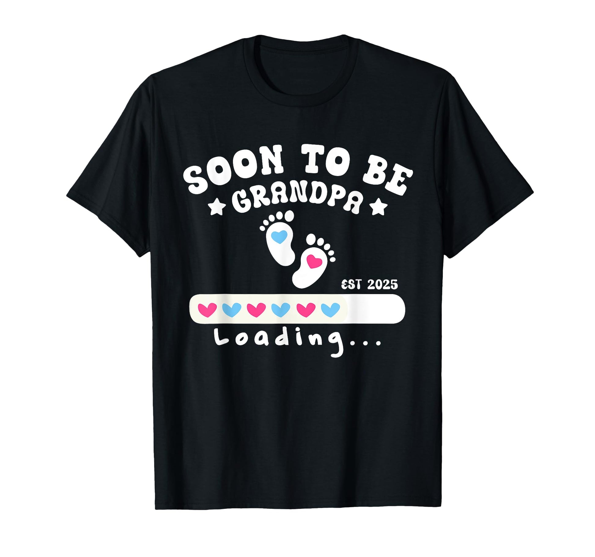 Soon To Be Grandpa Loading Promoted T-Shirt - Custom Art Print Men Women - T-Shirt, Sweatshirt, Hoodie