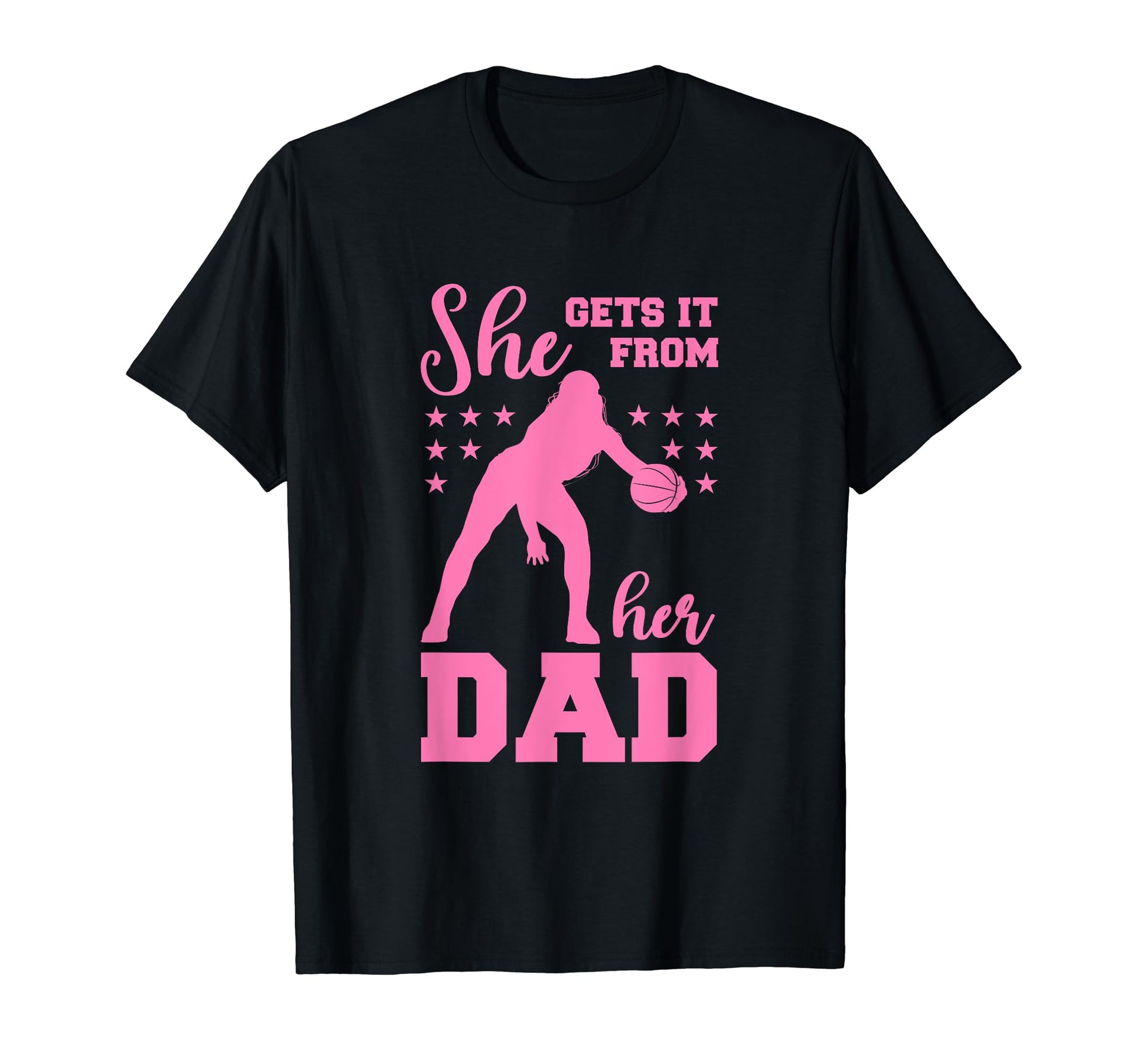 She Gets It From Her Dad T-Shirt - Trendy Graphic Men Women - T-Shirt, Sweatshirt, Hoodie