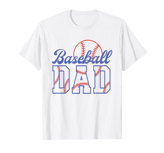 Baseball Dad Funny Sports Fathers Who T-Shirt - Minimalist Print Unisex - T-Shirt, Sweatshirt, Hoodie