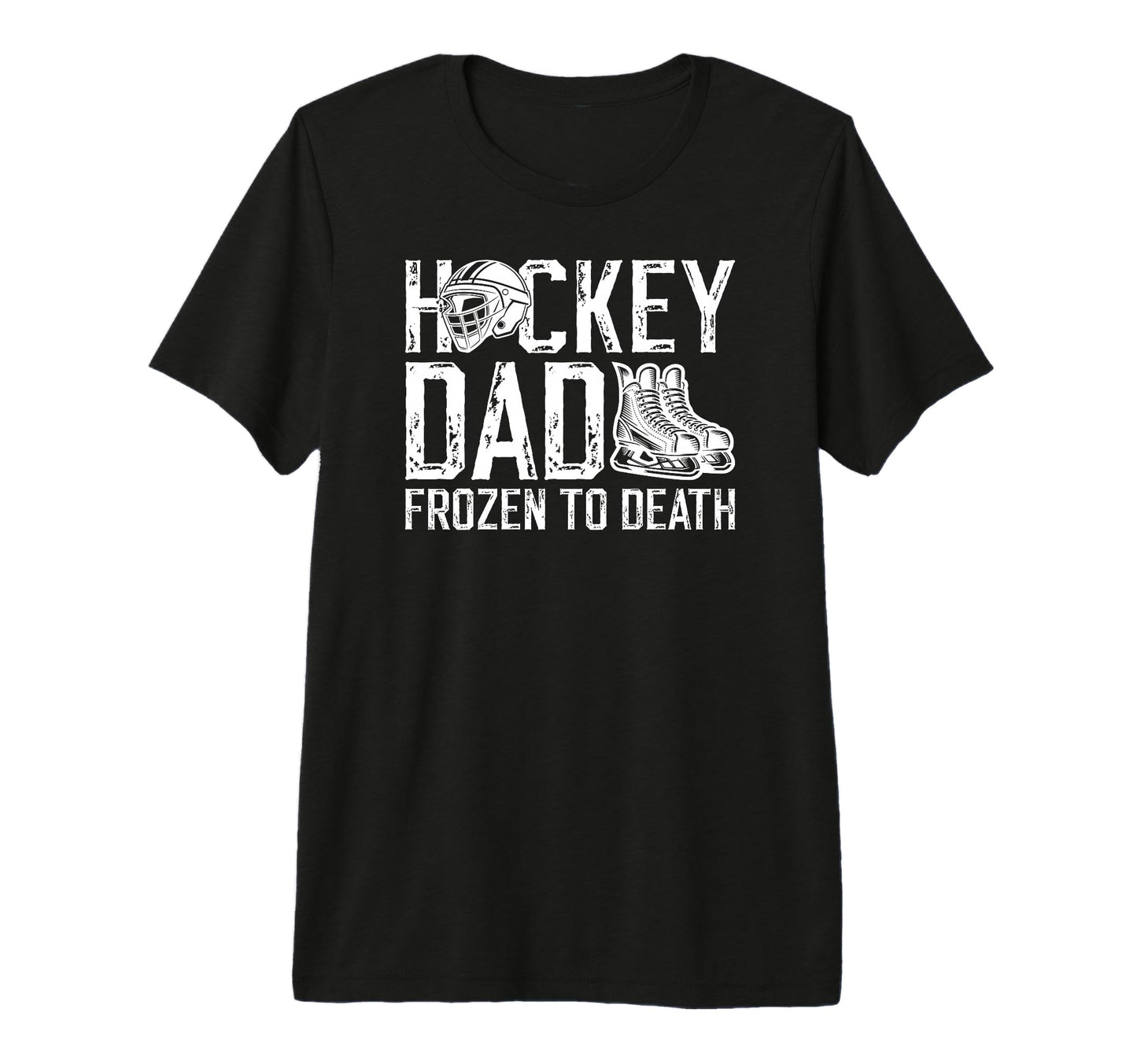 Mens Hockey Dad Funny Ice Hockey Father T-Shirt - Graphic Print for Adults - T-Shirt, Sweatshirt, Hoodie