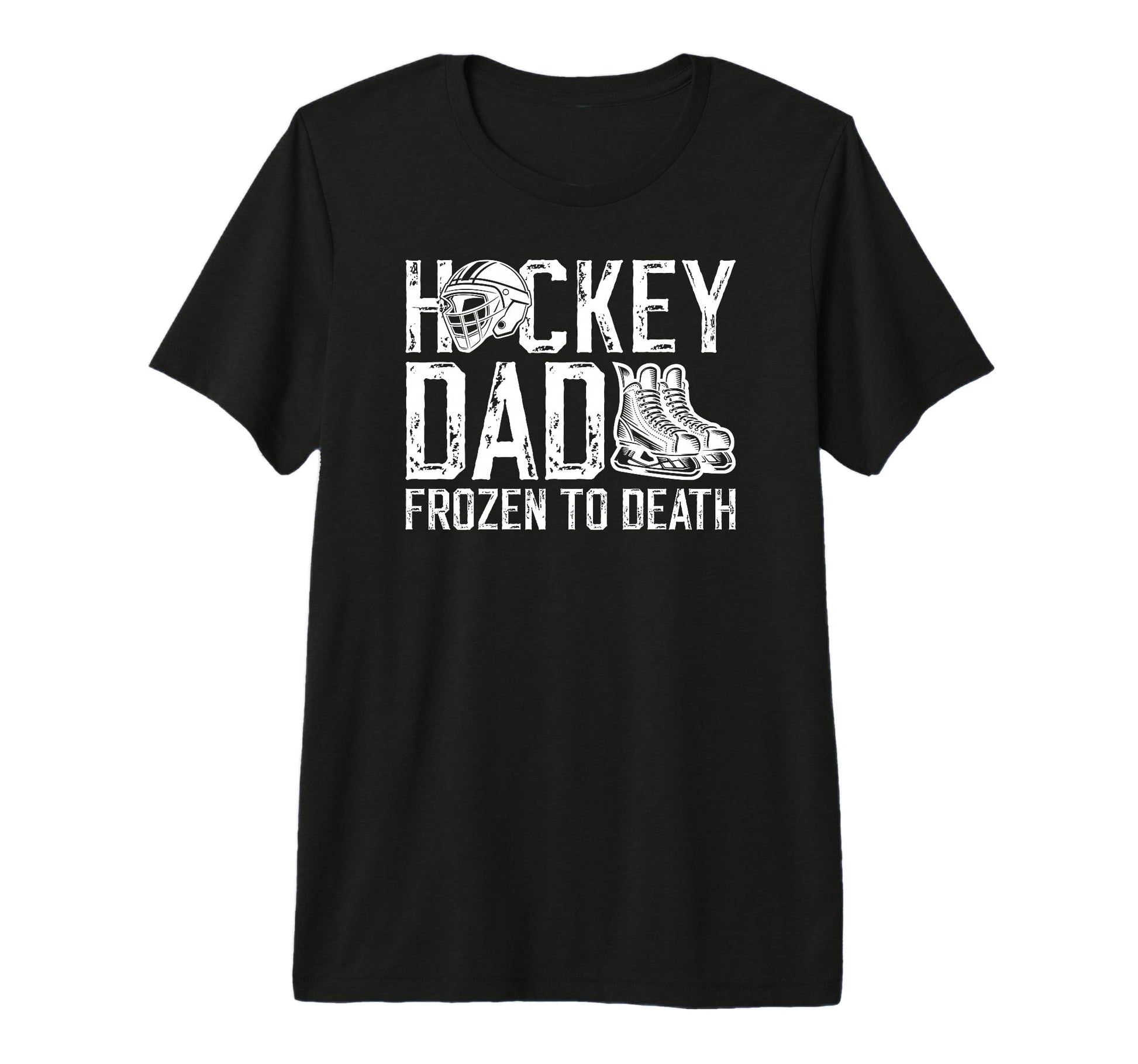 Mens Hockey Dad Funny Ice Hockey Father T-Shirt - Graphic Print for Adults - T-Shirt, Sweatshirt, Hoodie