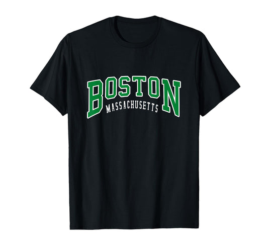 Boston Massachusetts Ma Sports T-Shirt - Unique Graphic for Adults - T-Shirt, Sweatshirt, Hoodie
